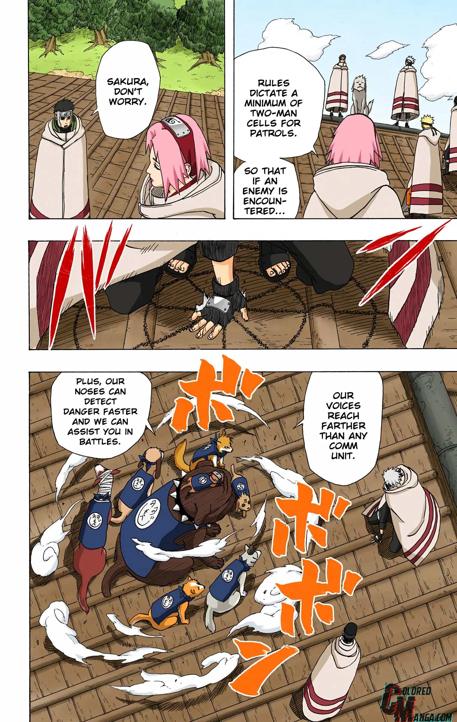 Naruto Colored Manga Online, chapter 355, page 2