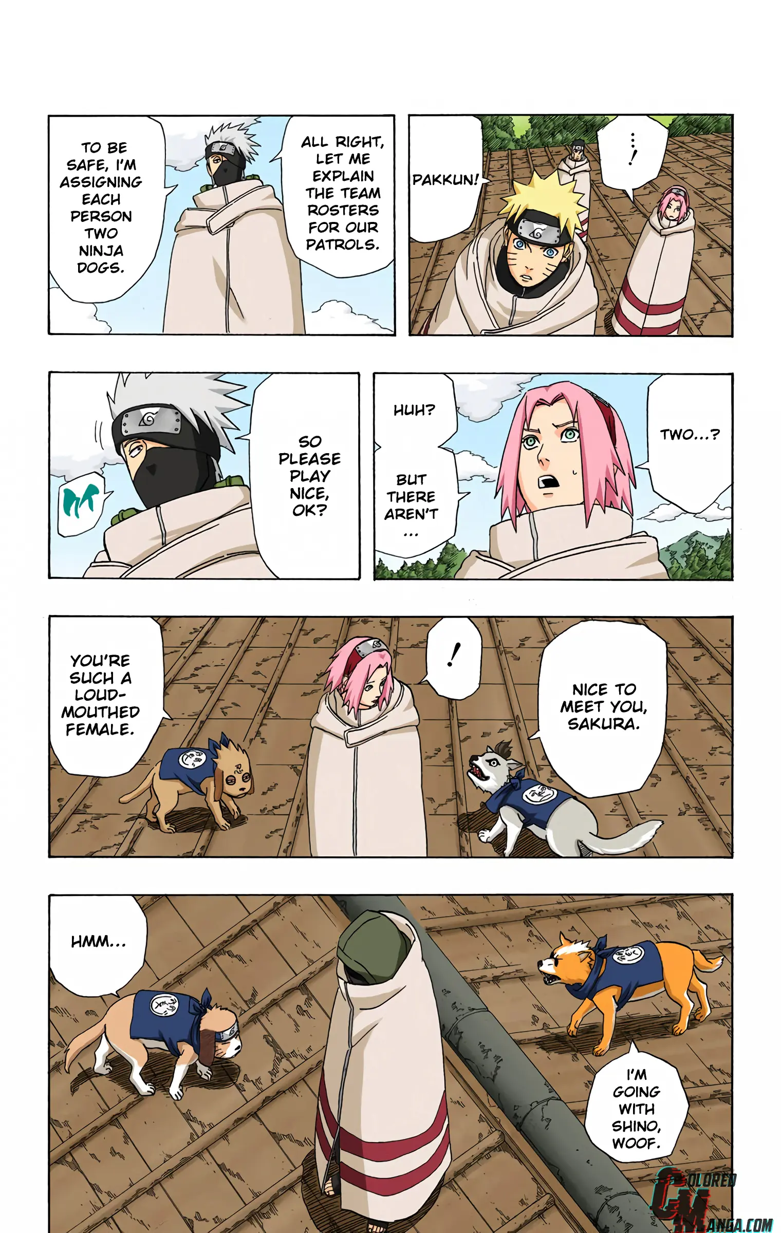 Naruto Colored Manga Online, chapter 355, page 3