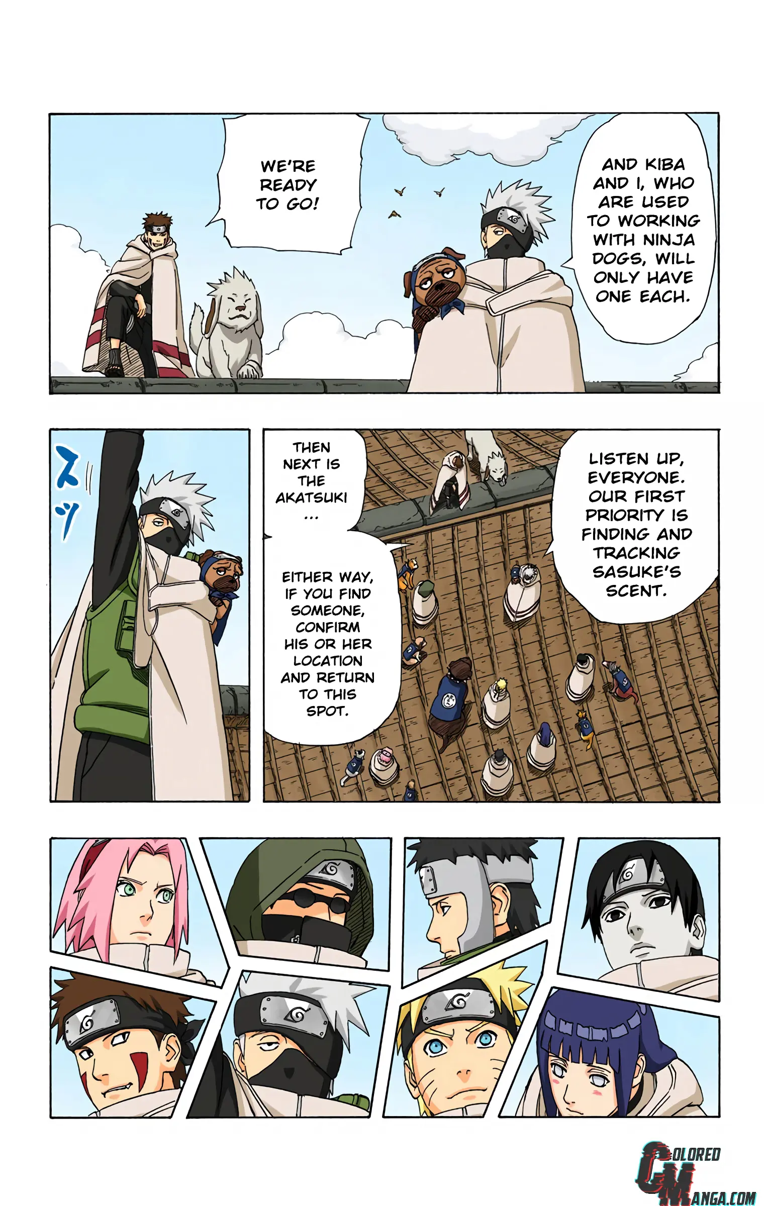 Naruto Colored Manga Online, chapter 355, page 5