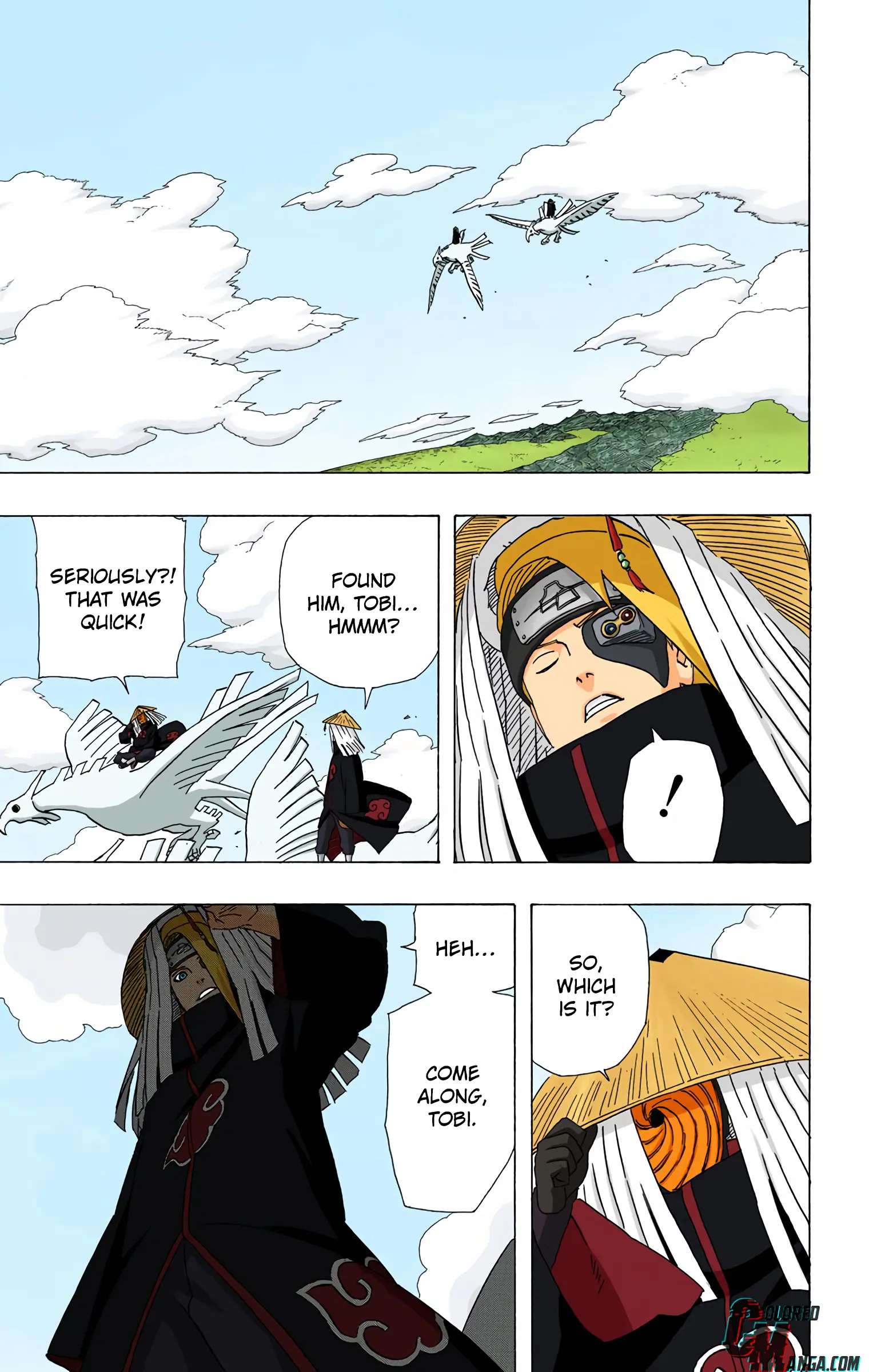 Naruto Colored Manga Online, chapter 355, page 15