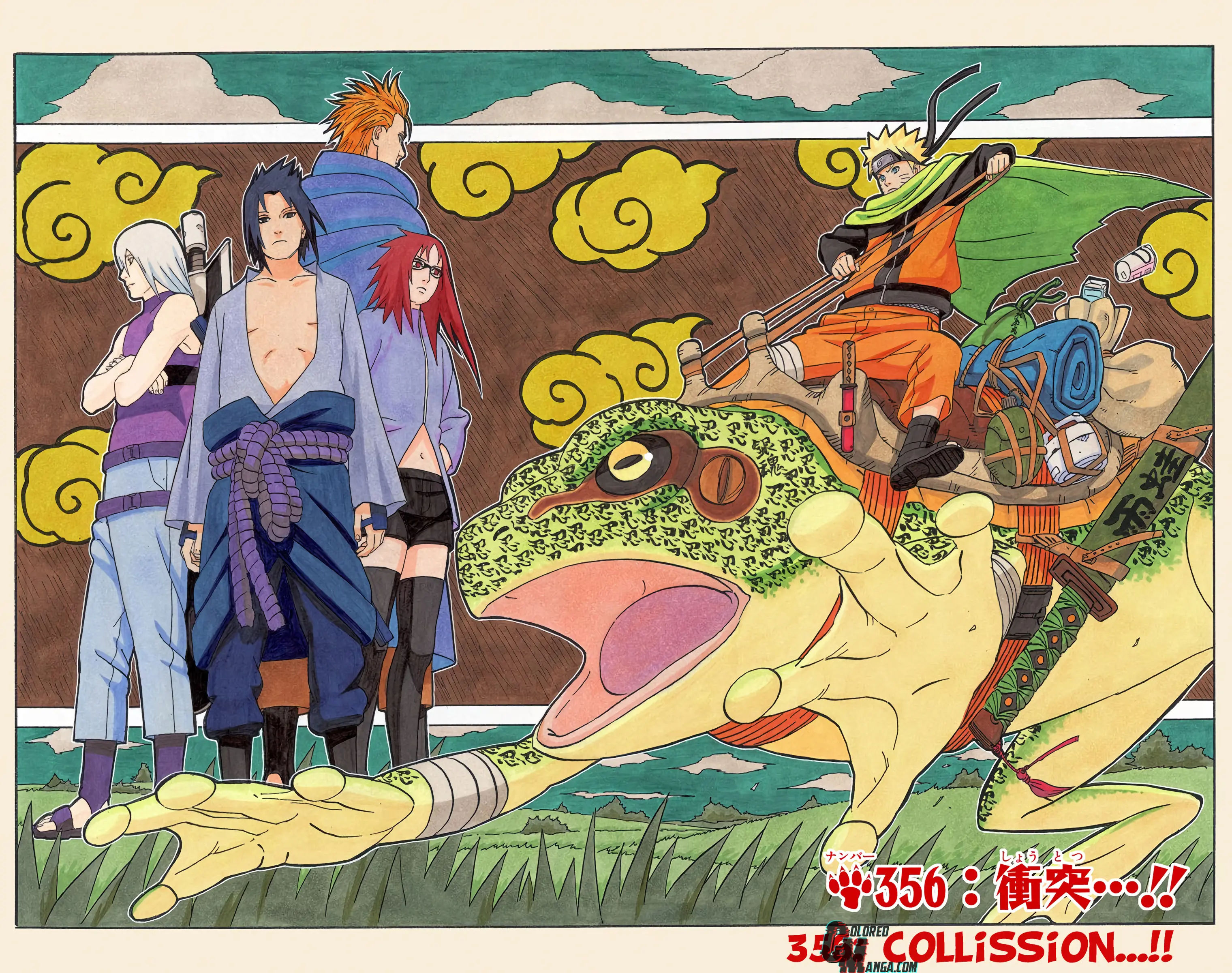 Naruto Colored Manga Online, chapter 356, page 1