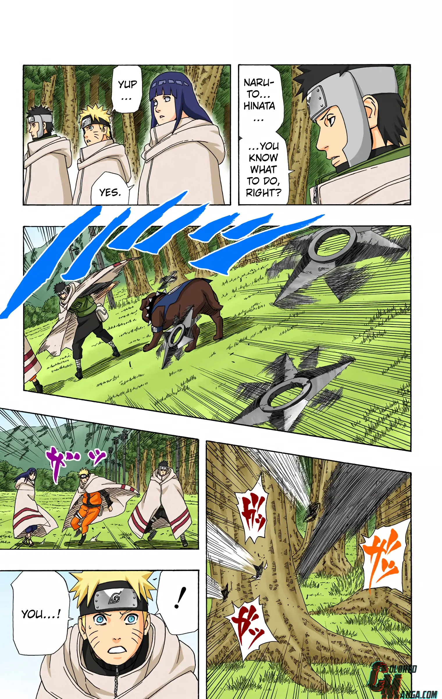 Naruto Colored Manga Online, chapter 356, page 7
