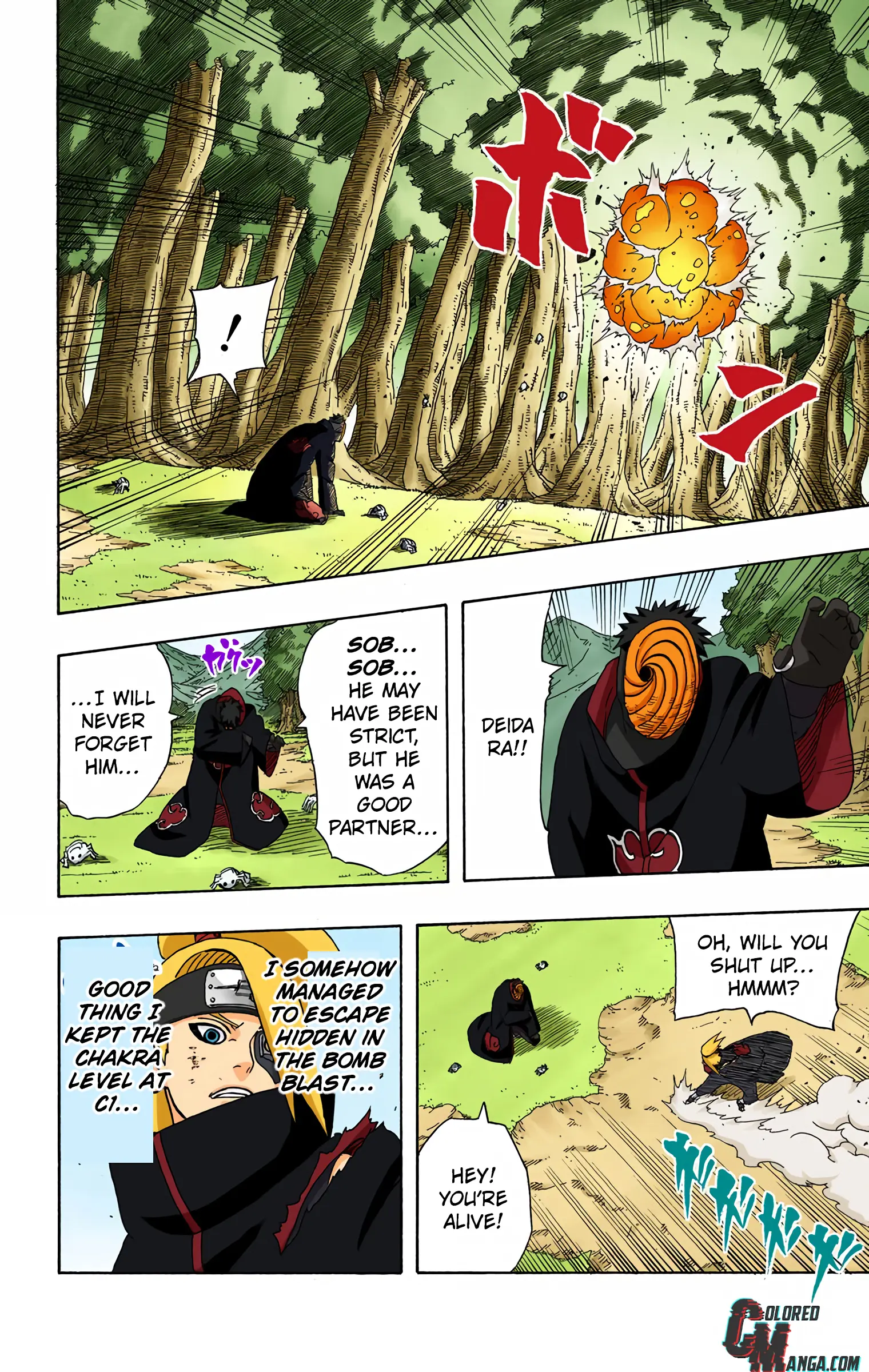 Naruto Colored Manga Online, chapter 357, page 14