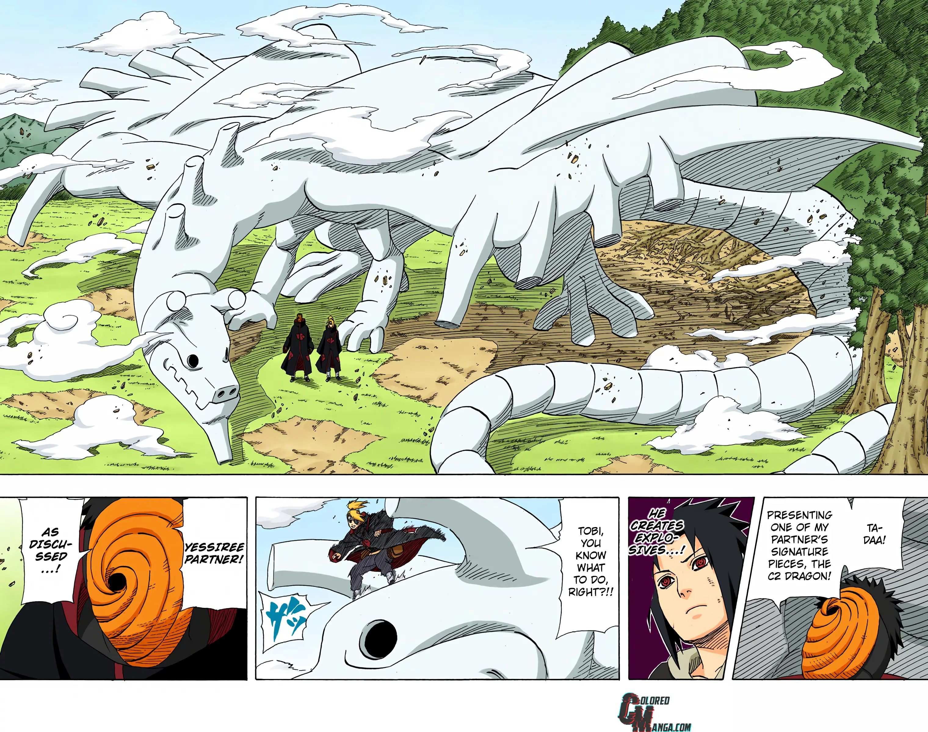 Naruto Colored Manga Online, chapter 357, page 16
