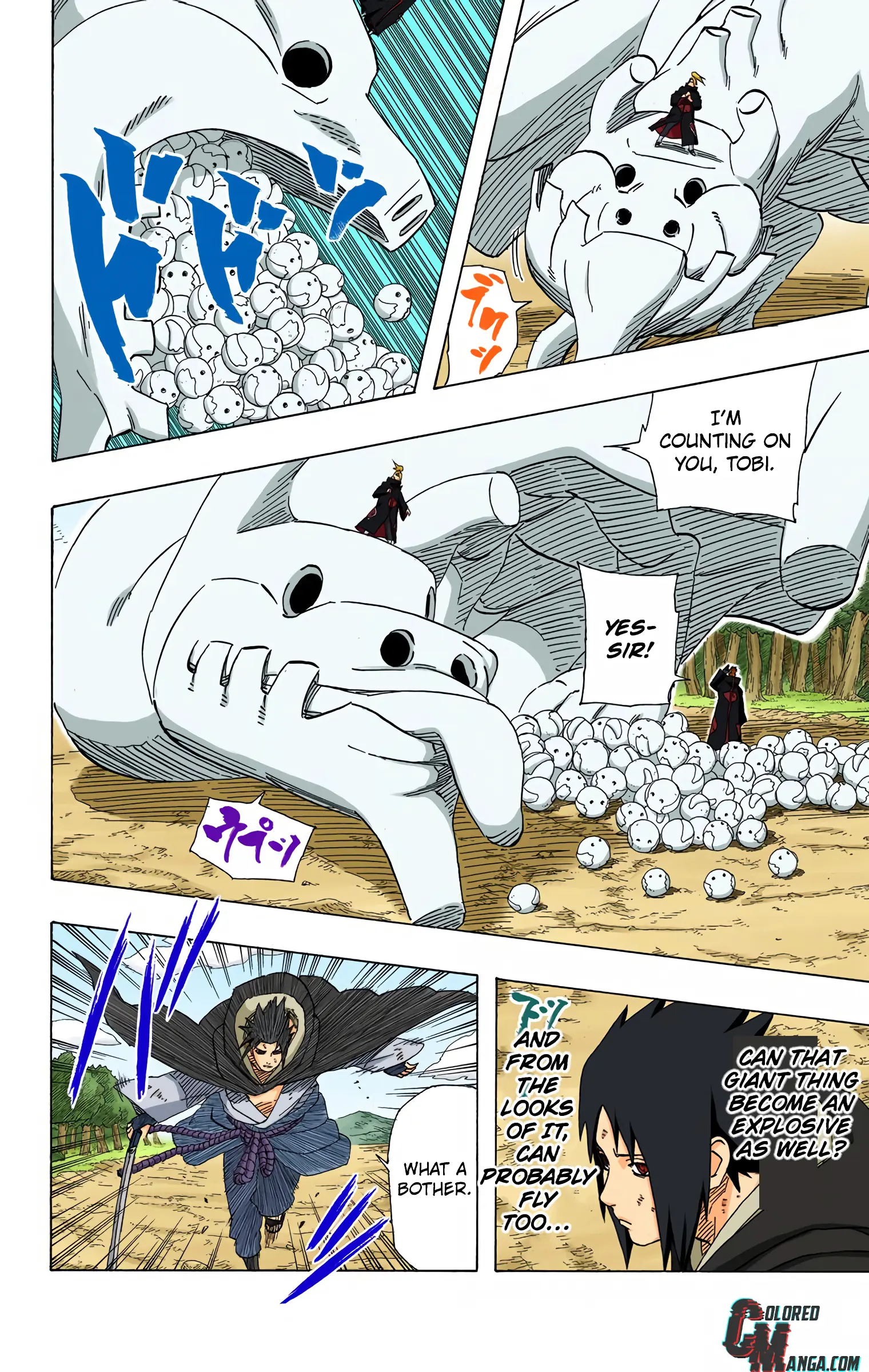 Naruto Colored Manga Online, chapter 358, page 2