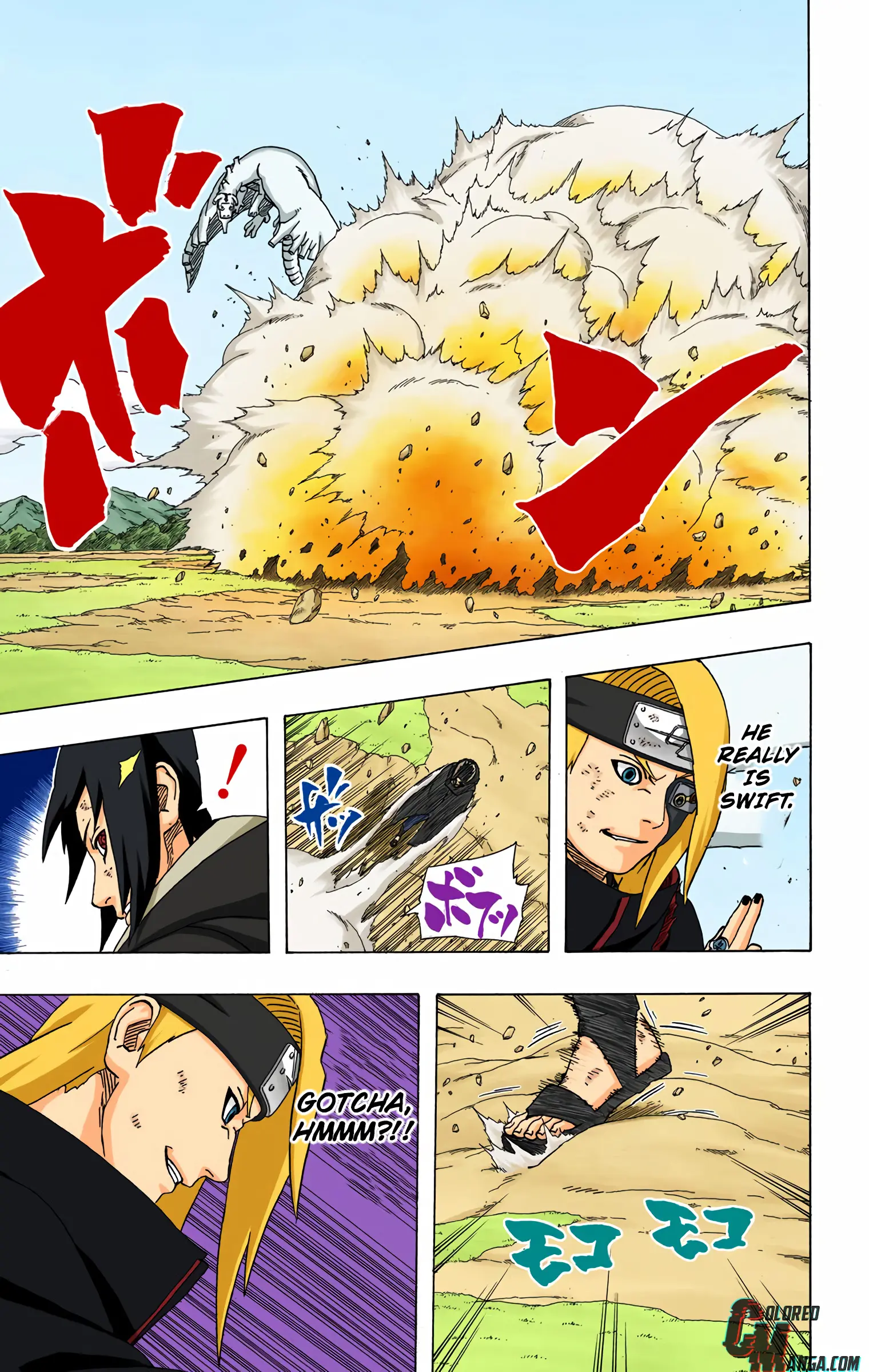 Naruto Colored Manga Online, chapter 358, page 7