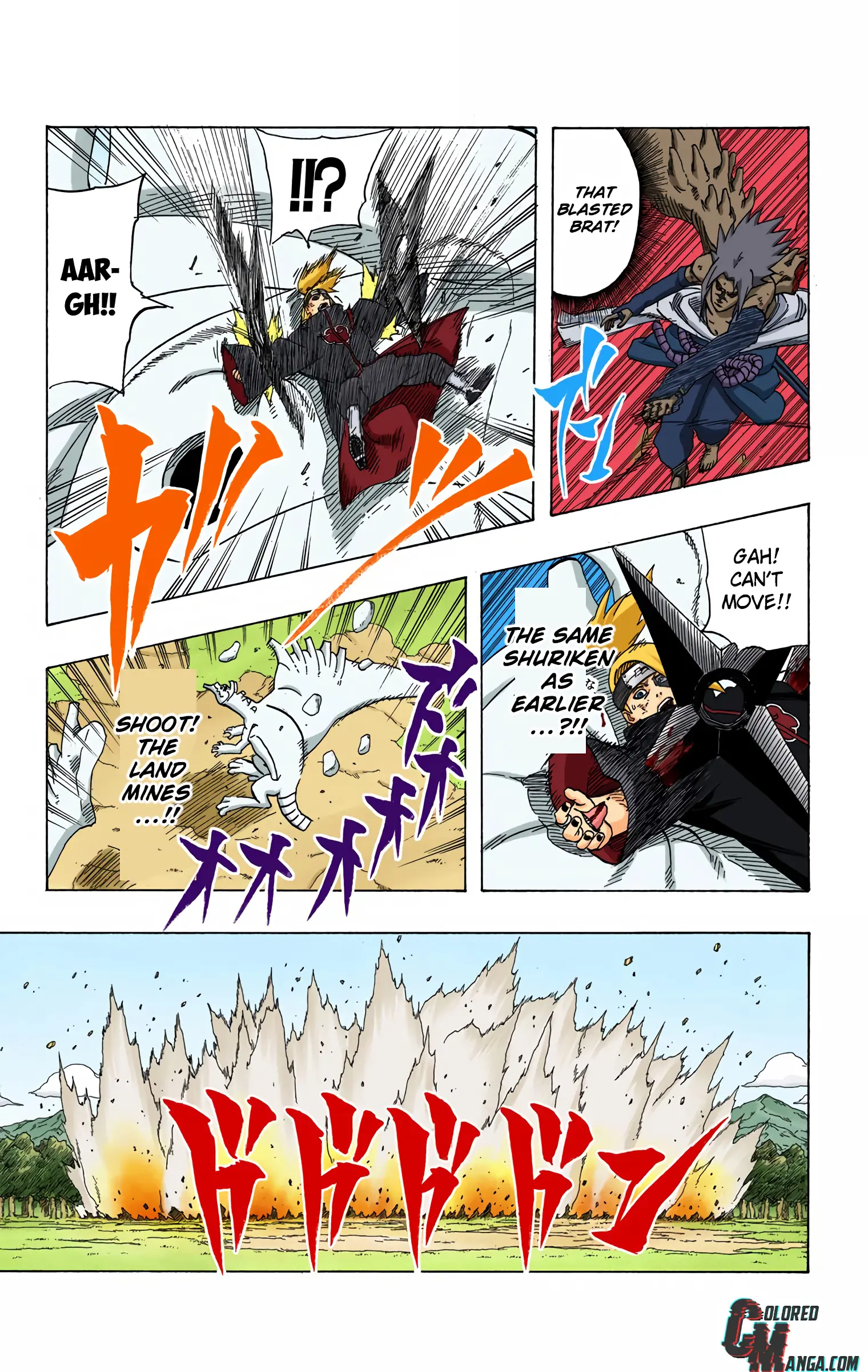 Naruto Colored Manga Online, chapter 358, page 17