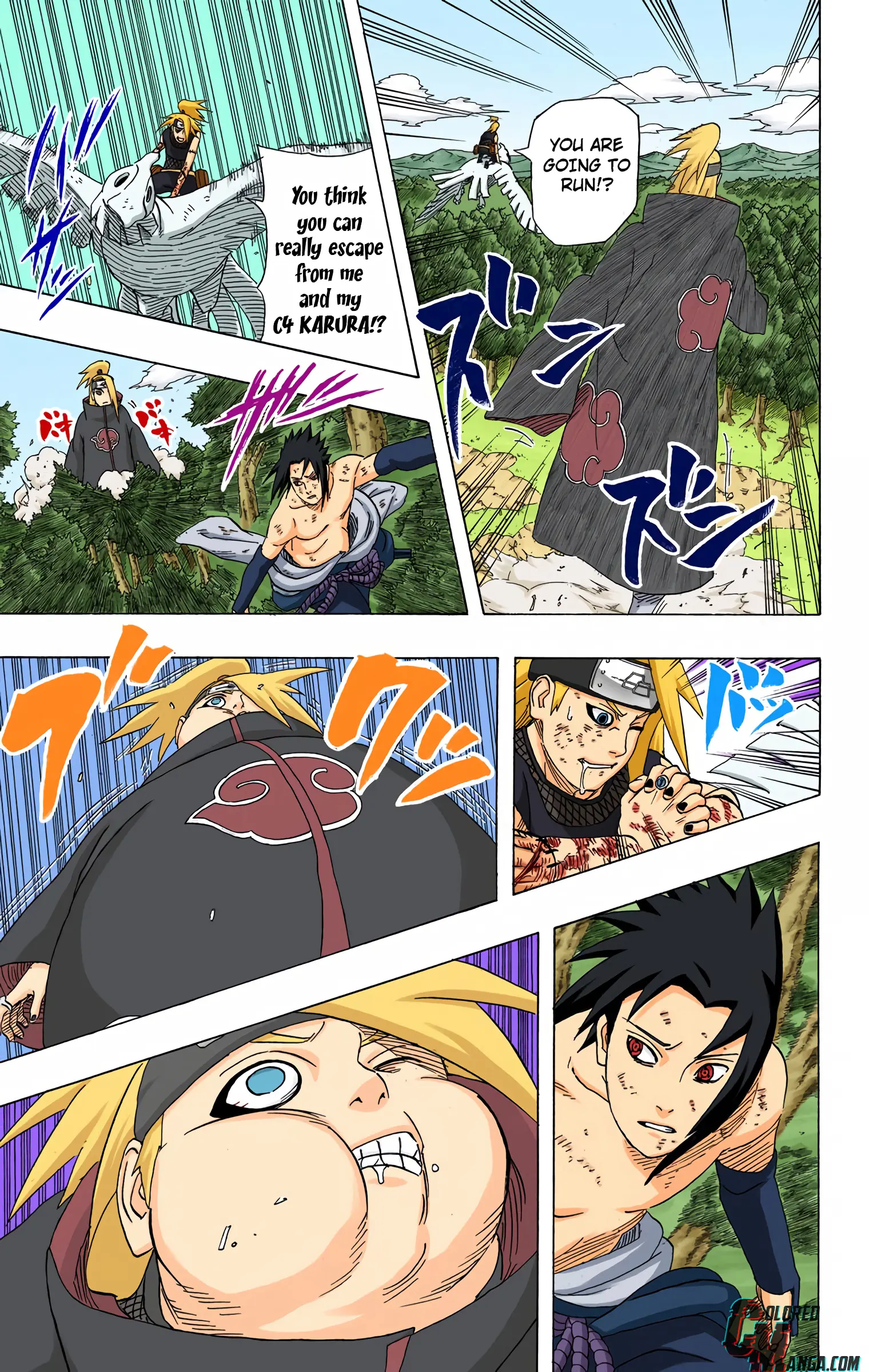 Naruto Colored Manga Online, chapter 360, page 9