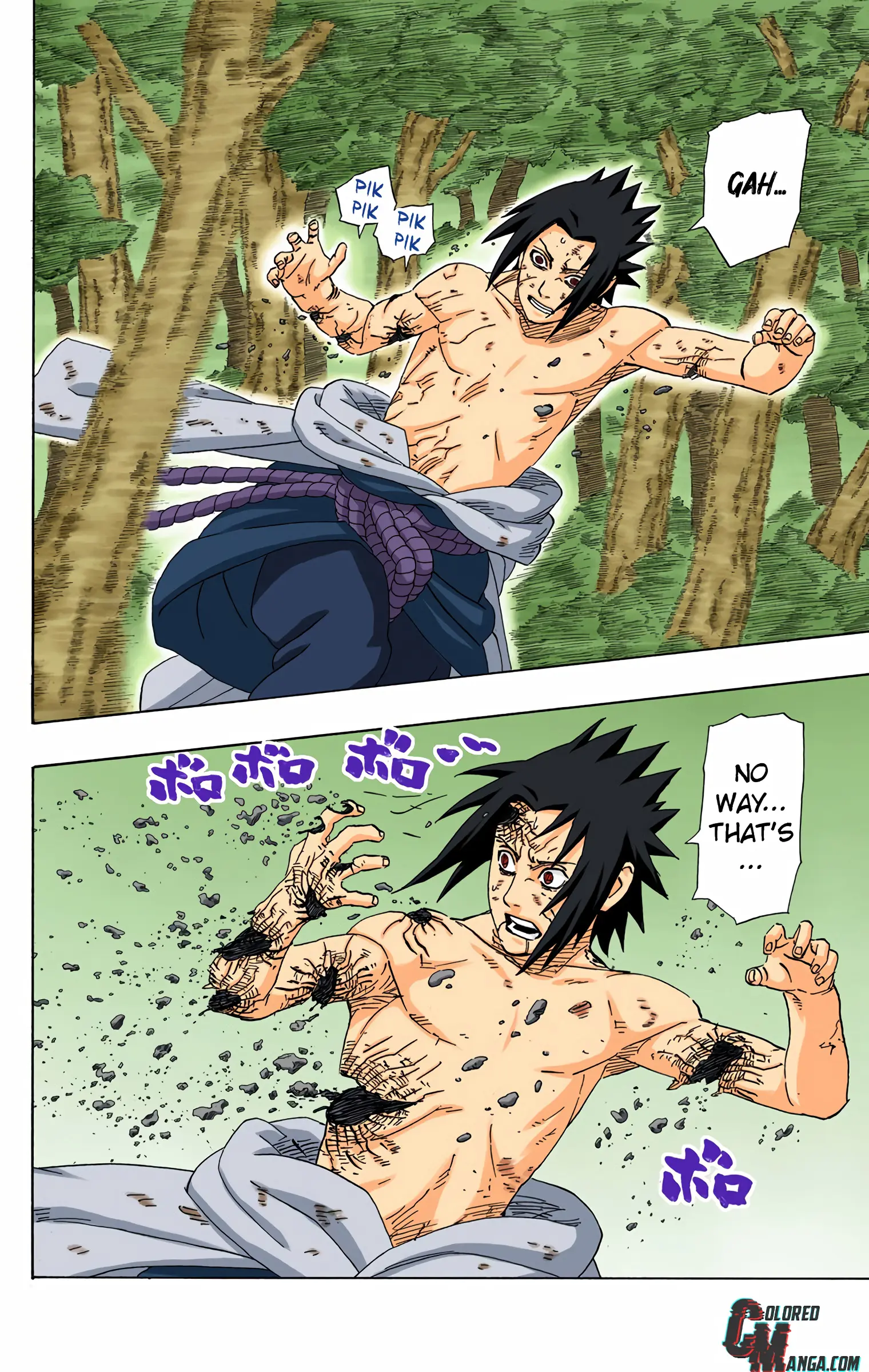 Naruto Colored Manga Online, chapter 360, page 14