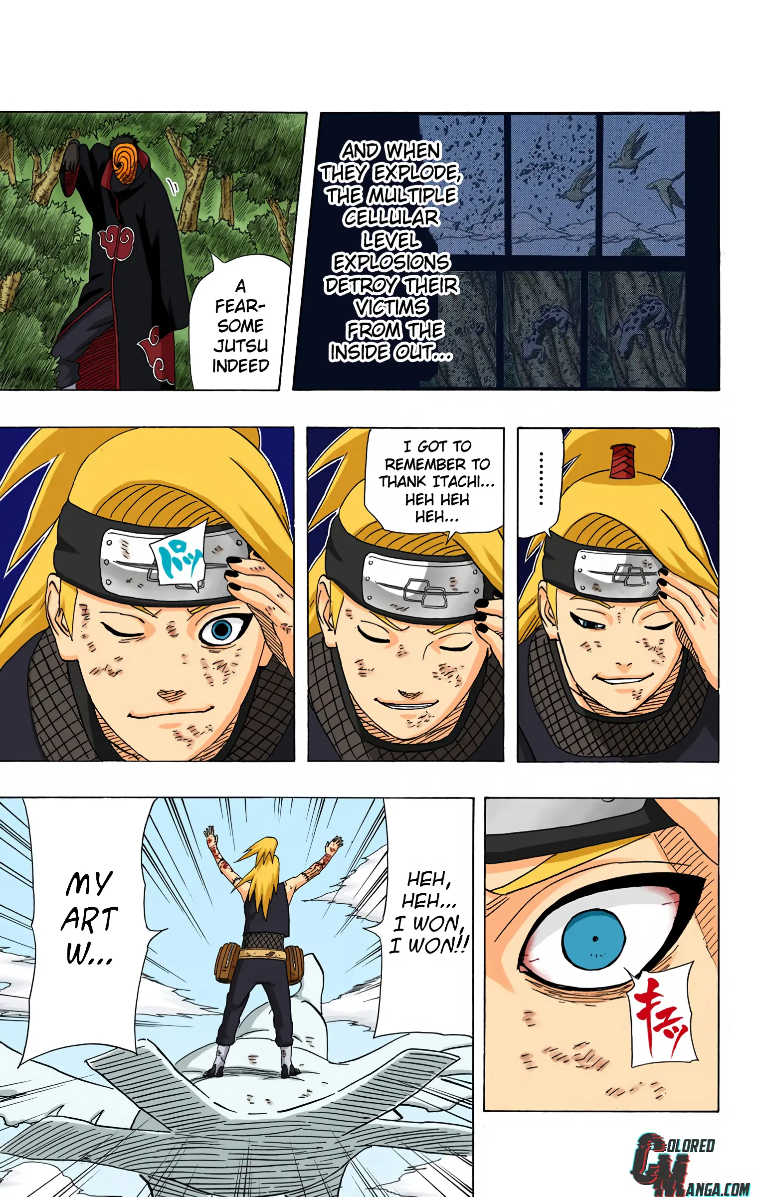 Naruto Colored Manga Online, chapter 360, page 17