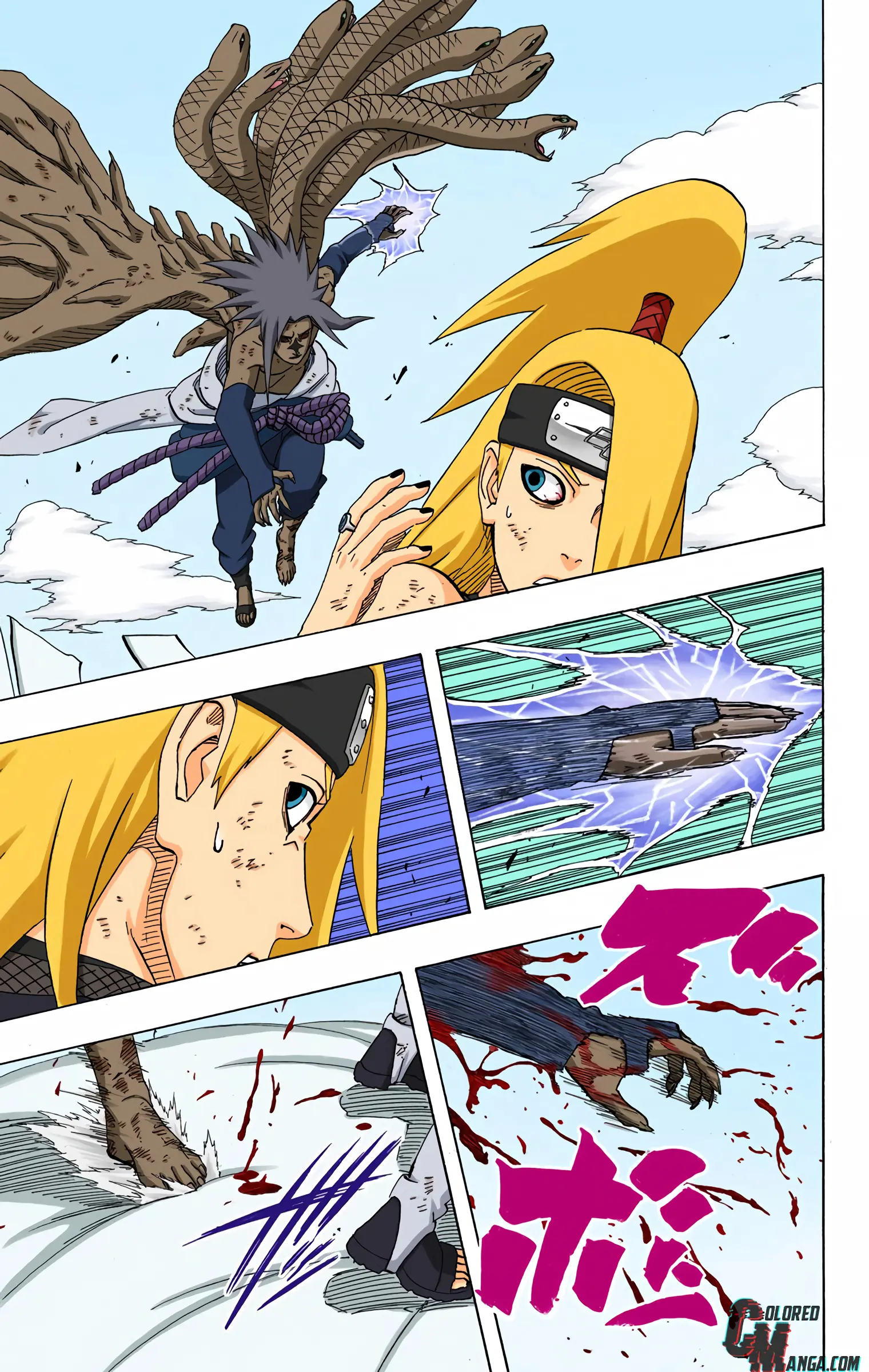 Naruto Colored Manga Online, chapter 360, page 19