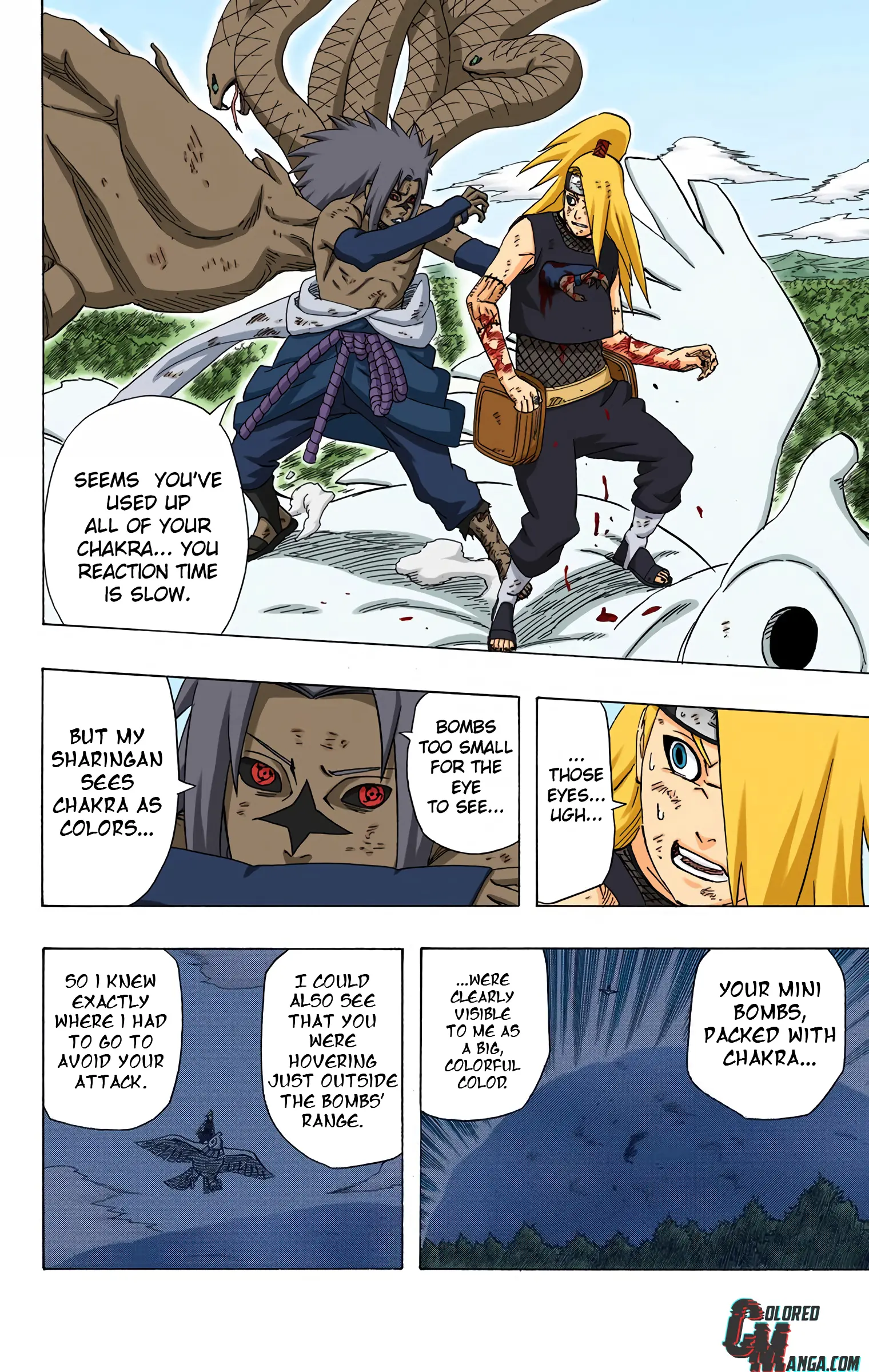 Naruto Colored Manga Online, chapter 360, page 20