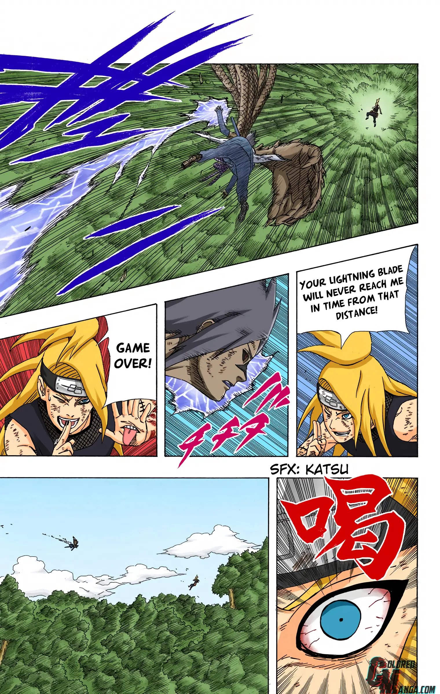 Naruto Colored Manga Online, chapter 361, page 7