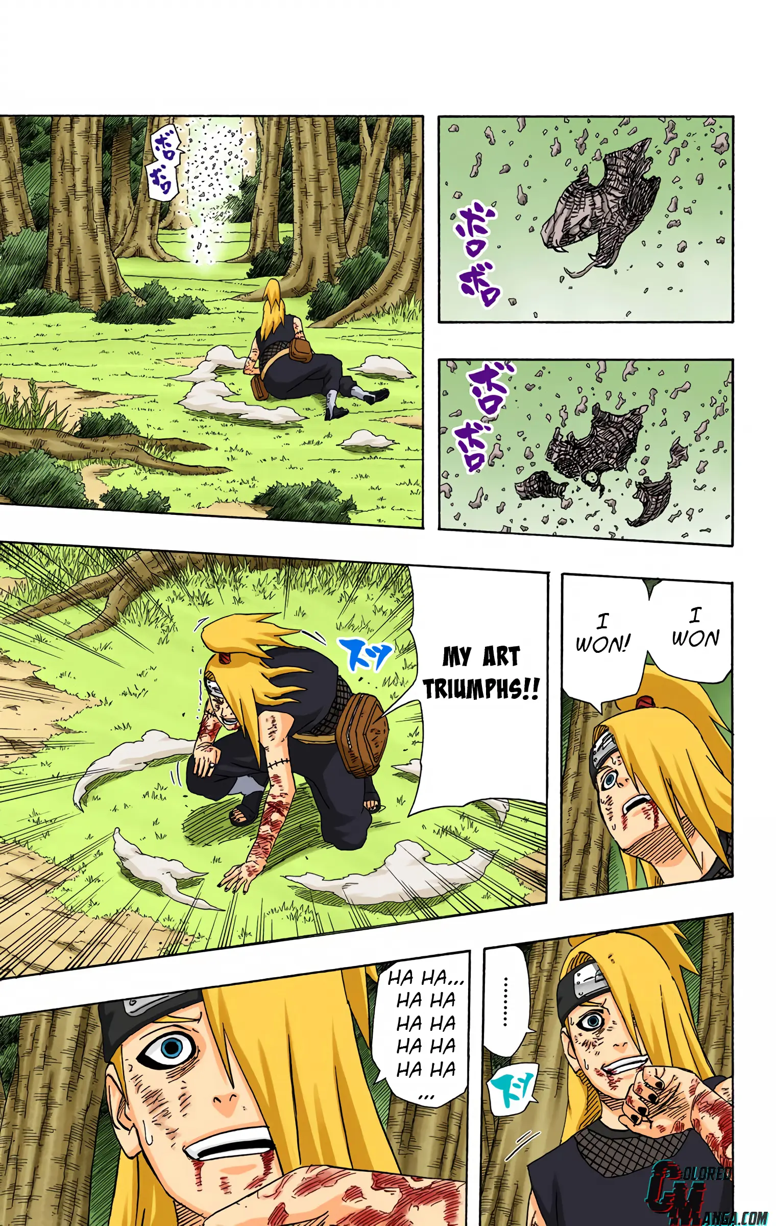 Naruto Colored Manga Online, chapter 361, page 9