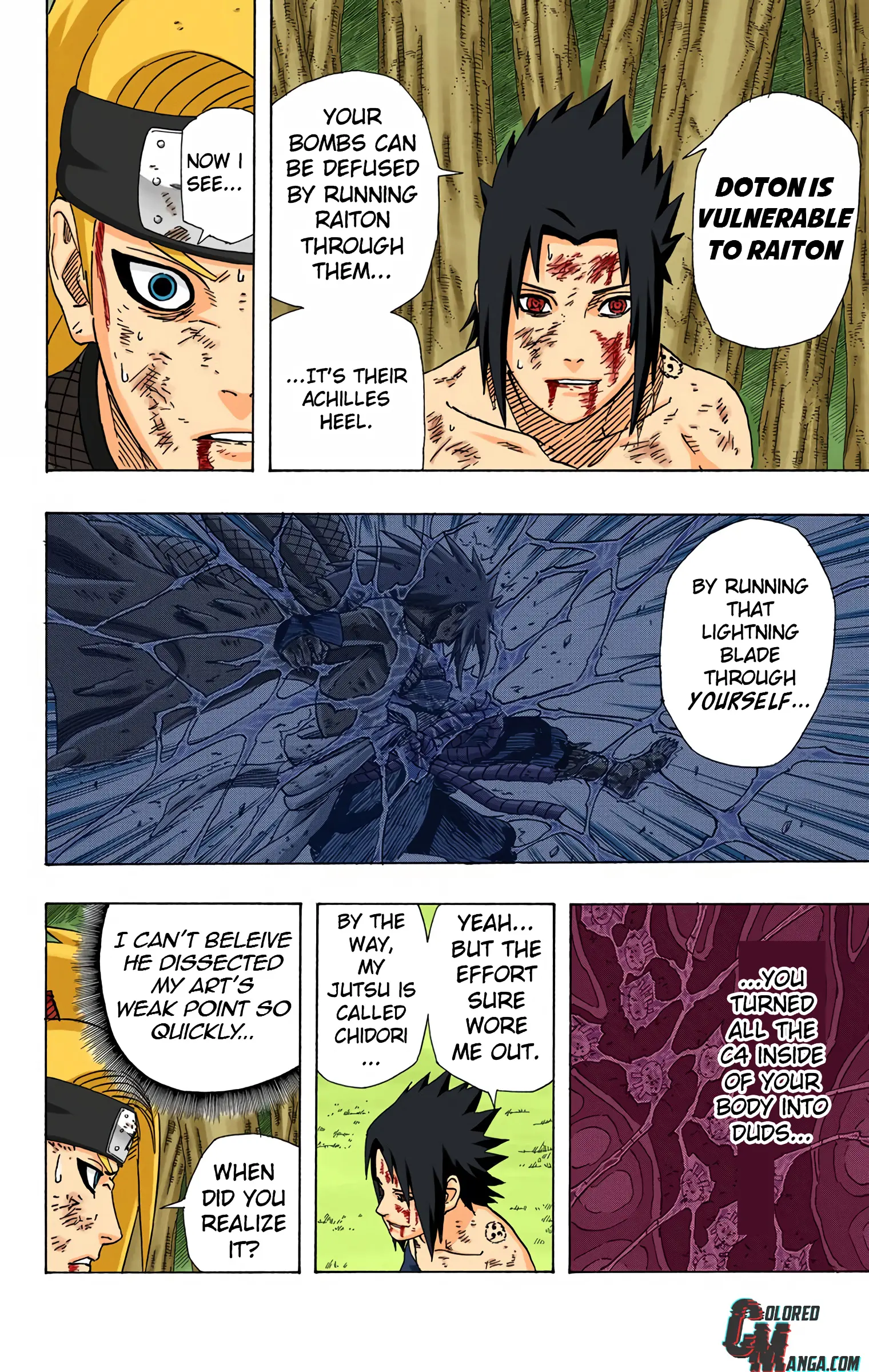Naruto Colored Manga Online, chapter 361, page 13
