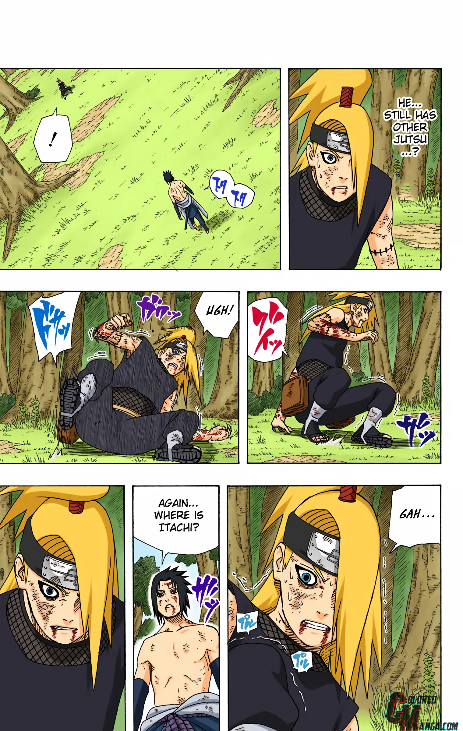 Naruto Colored Manga Online, chapter 362, page 3