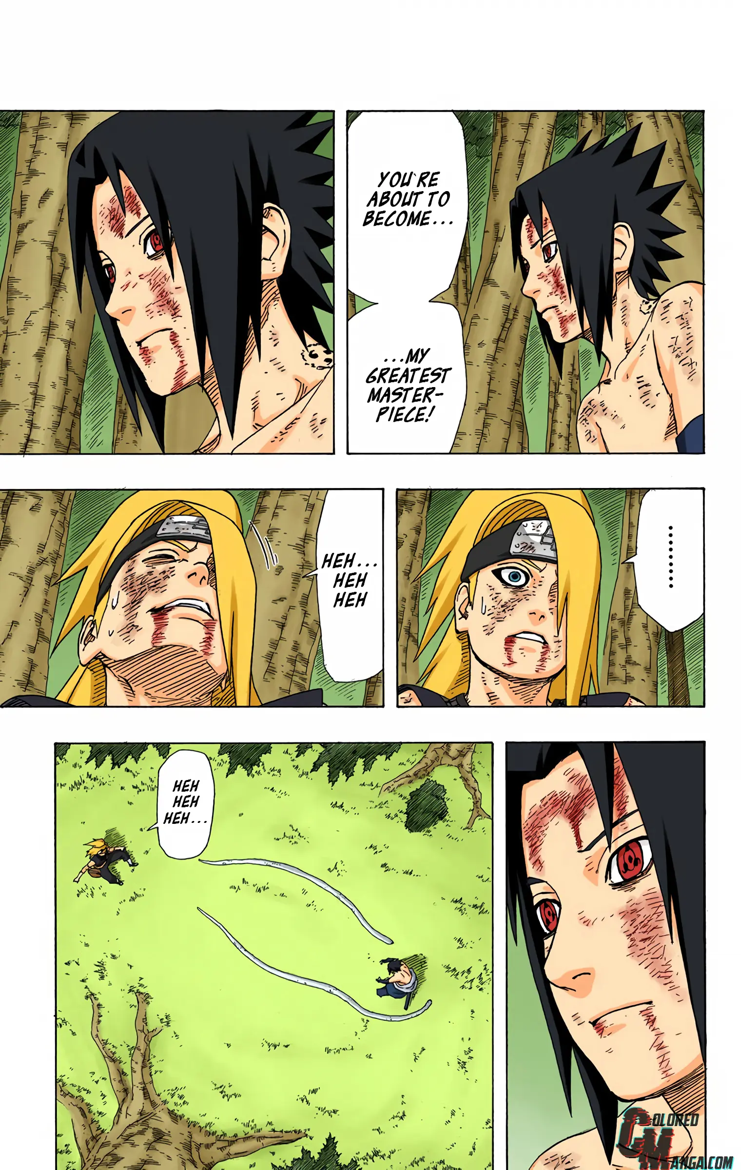 Naruto Colored Manga Online, chapter 362, page 7