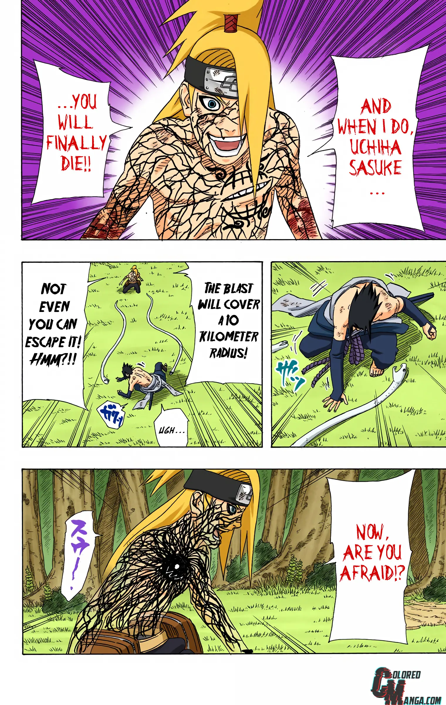 Naruto Colored Manga Online, chapter 362, page 14