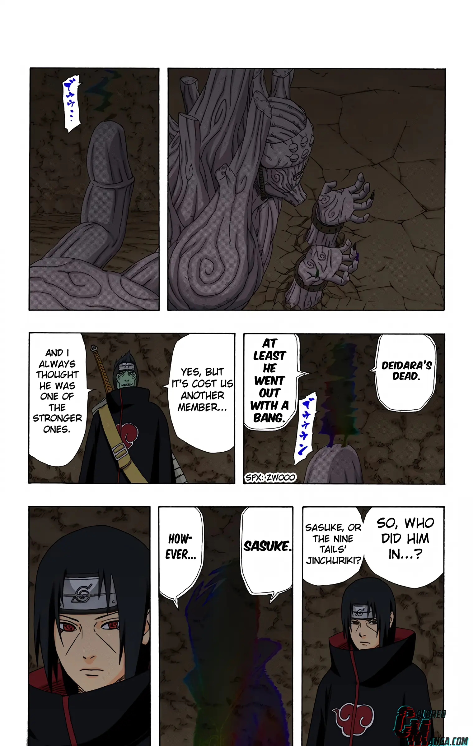 Naruto Colored Manga Online, chapter 363, page 7