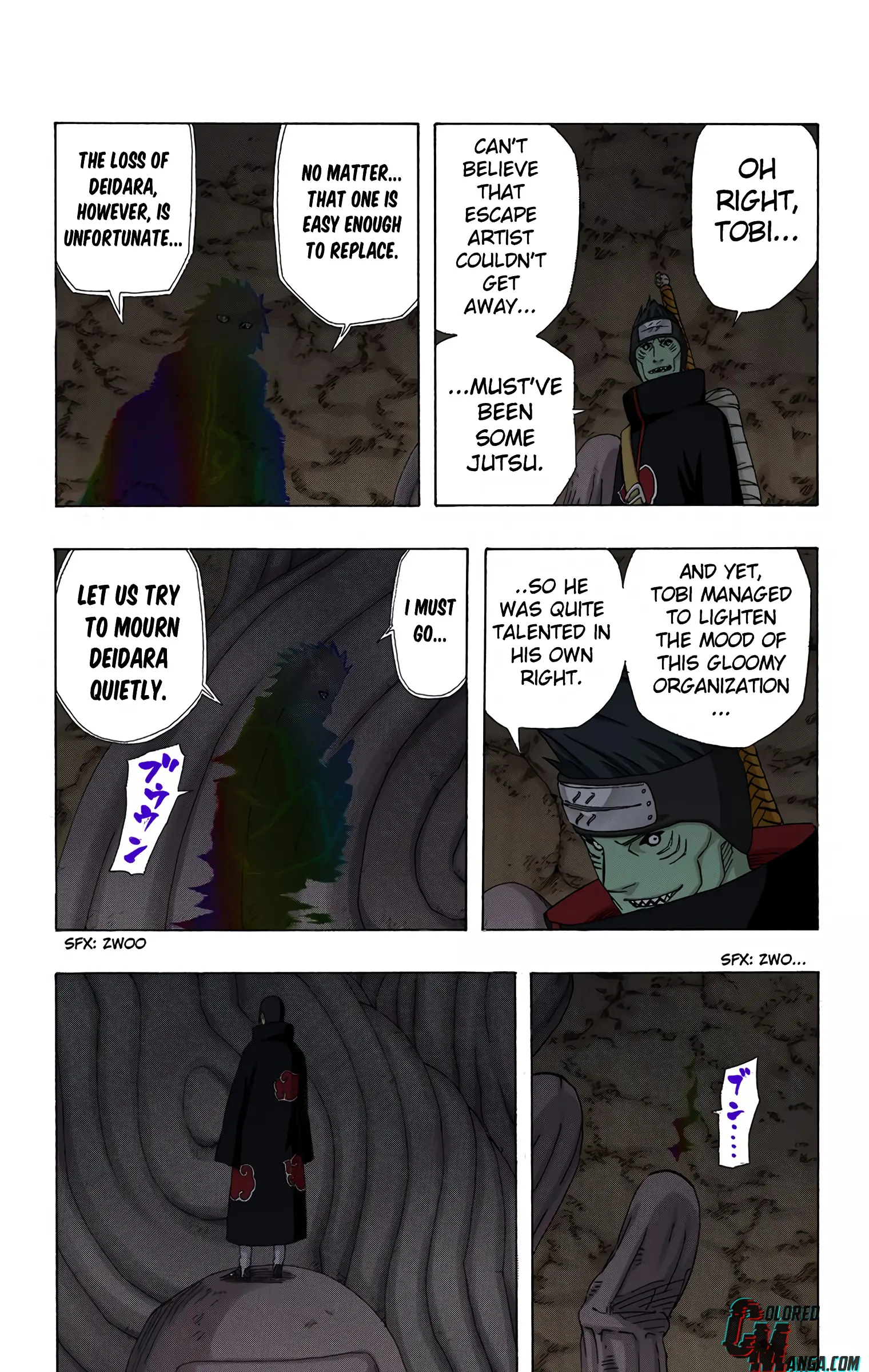 Naruto Colored Manga Online, chapter 363, page 9