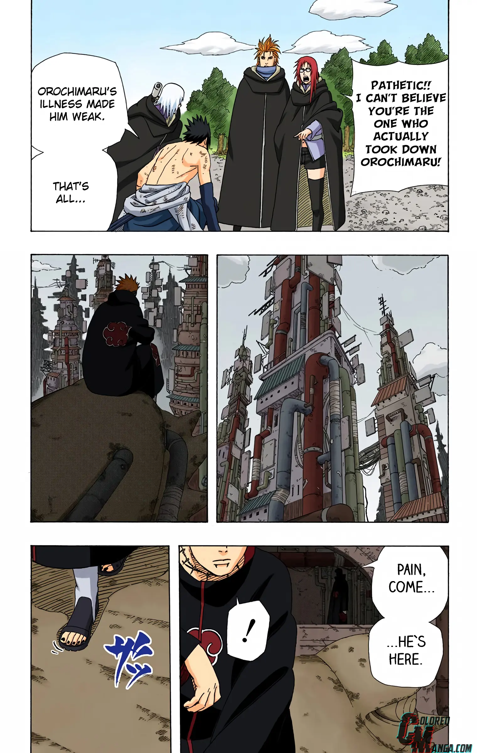 Naruto Colored Manga Online, chapter 363, page 15