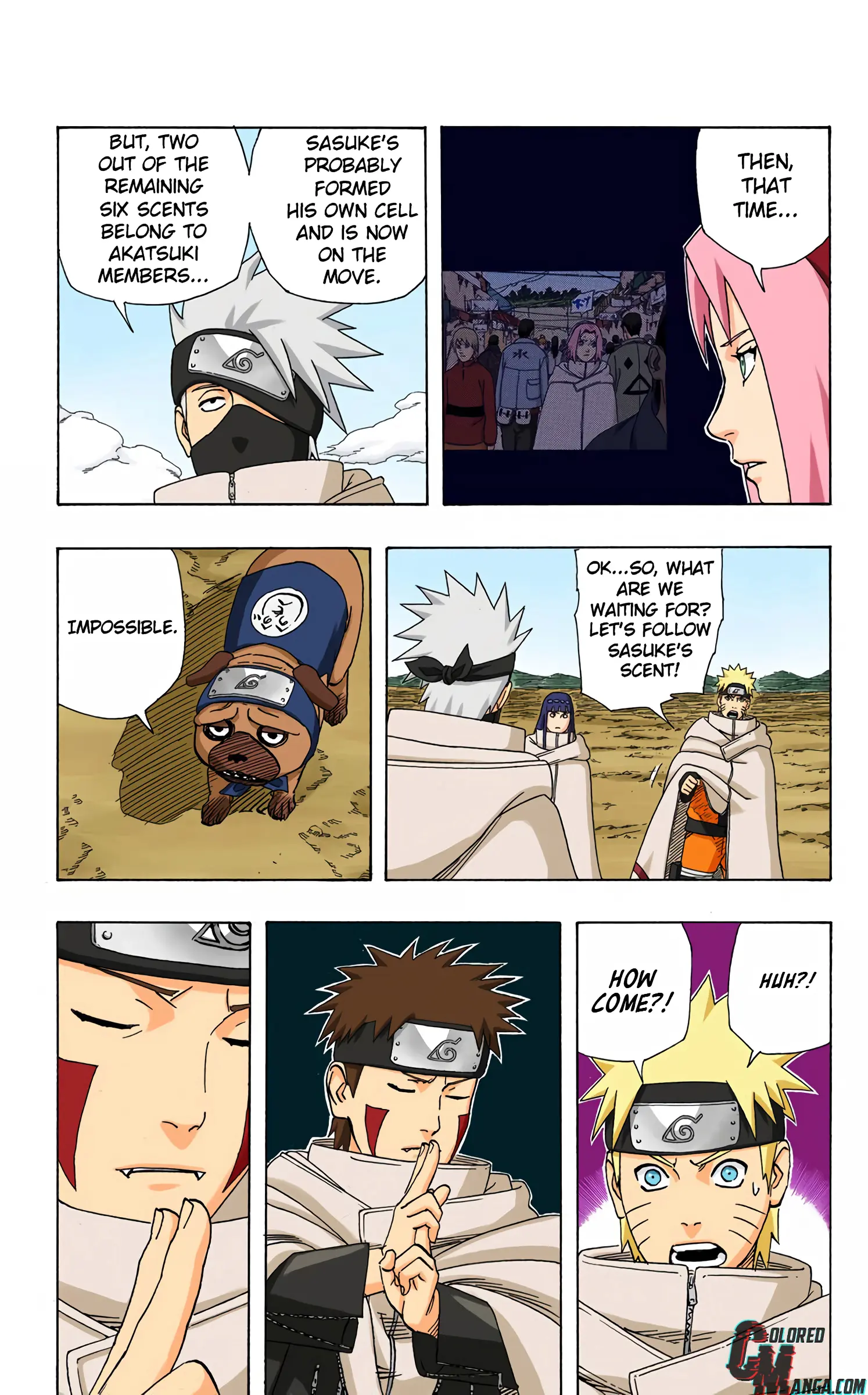 Naruto Colored Manga Online, chapter 364, page 12