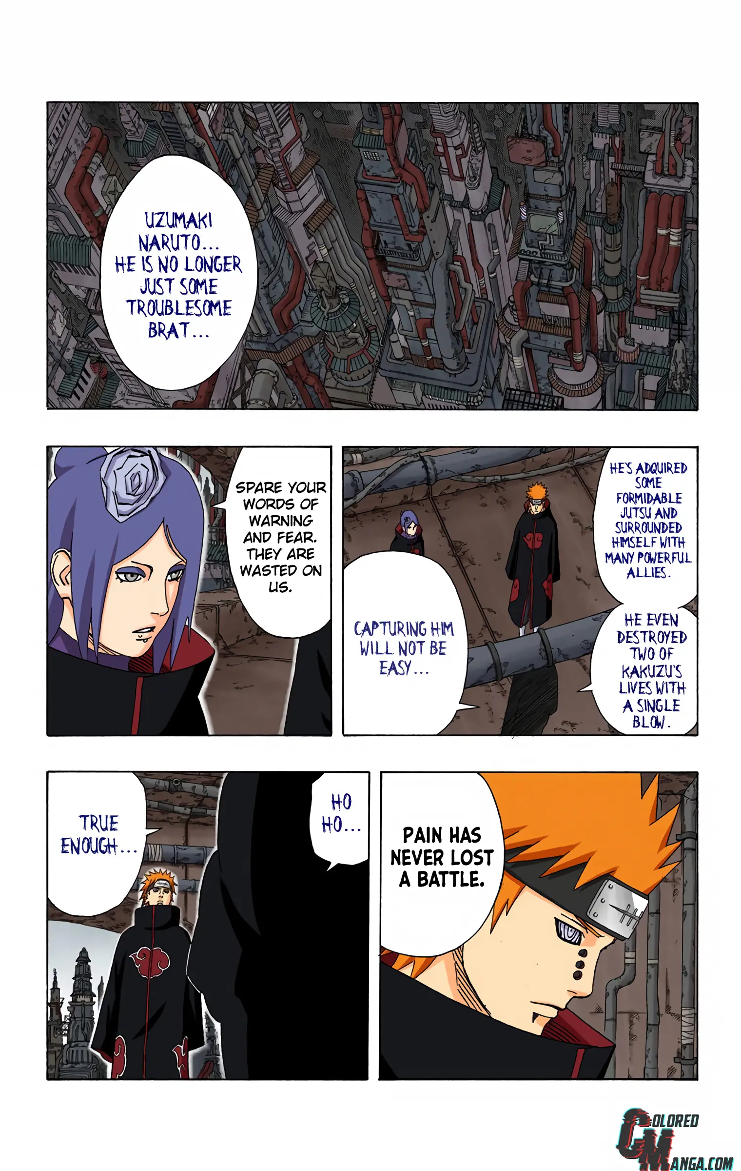 Naruto Colored Manga Online, chapter 364, page 14