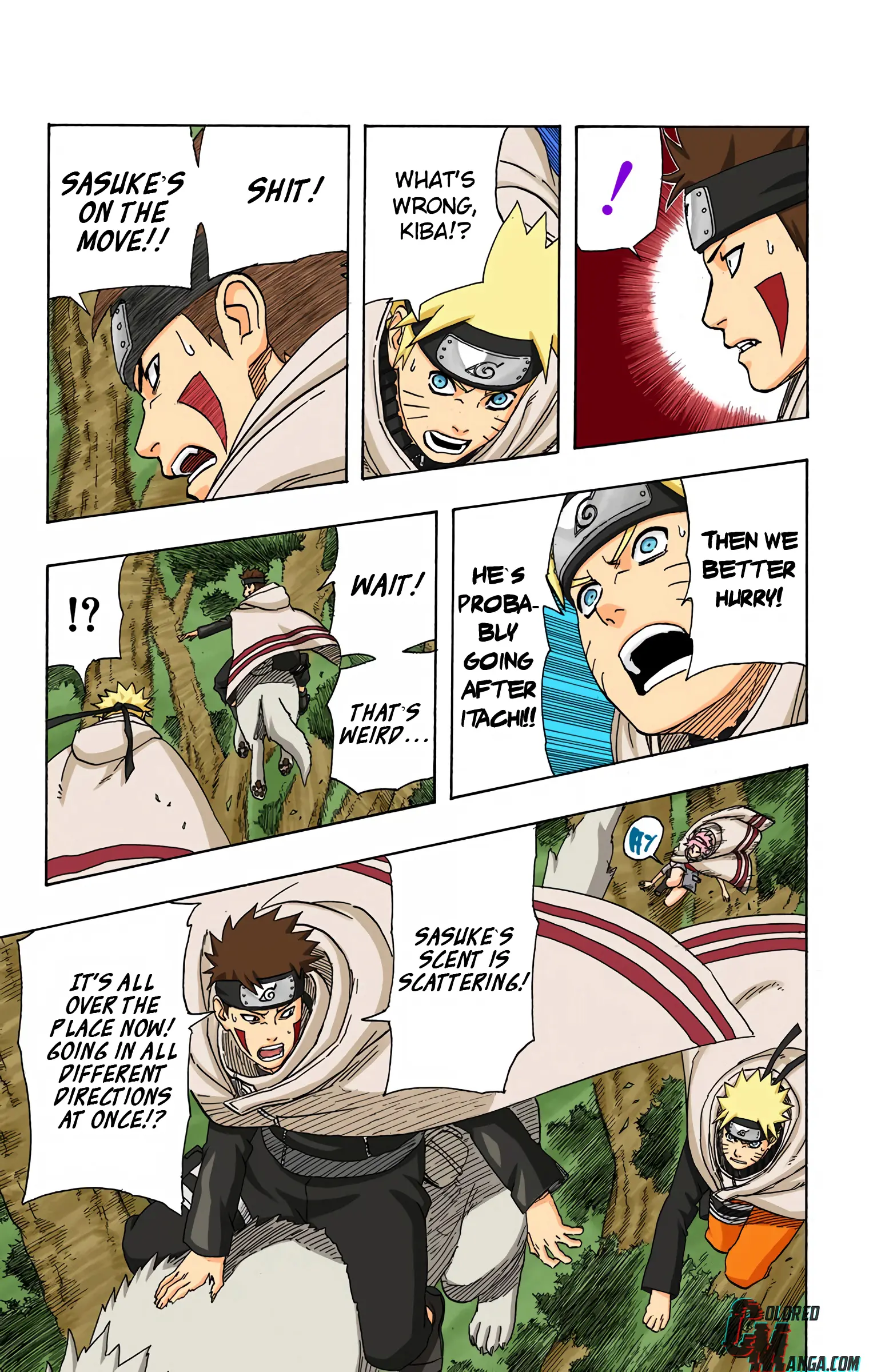 Naruto Colored Manga Online, chapter 365, page 13