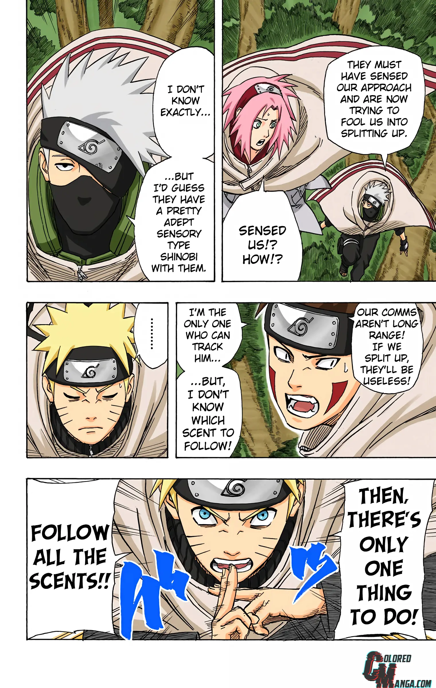 Naruto Colored Manga Online, chapter 365, page 14