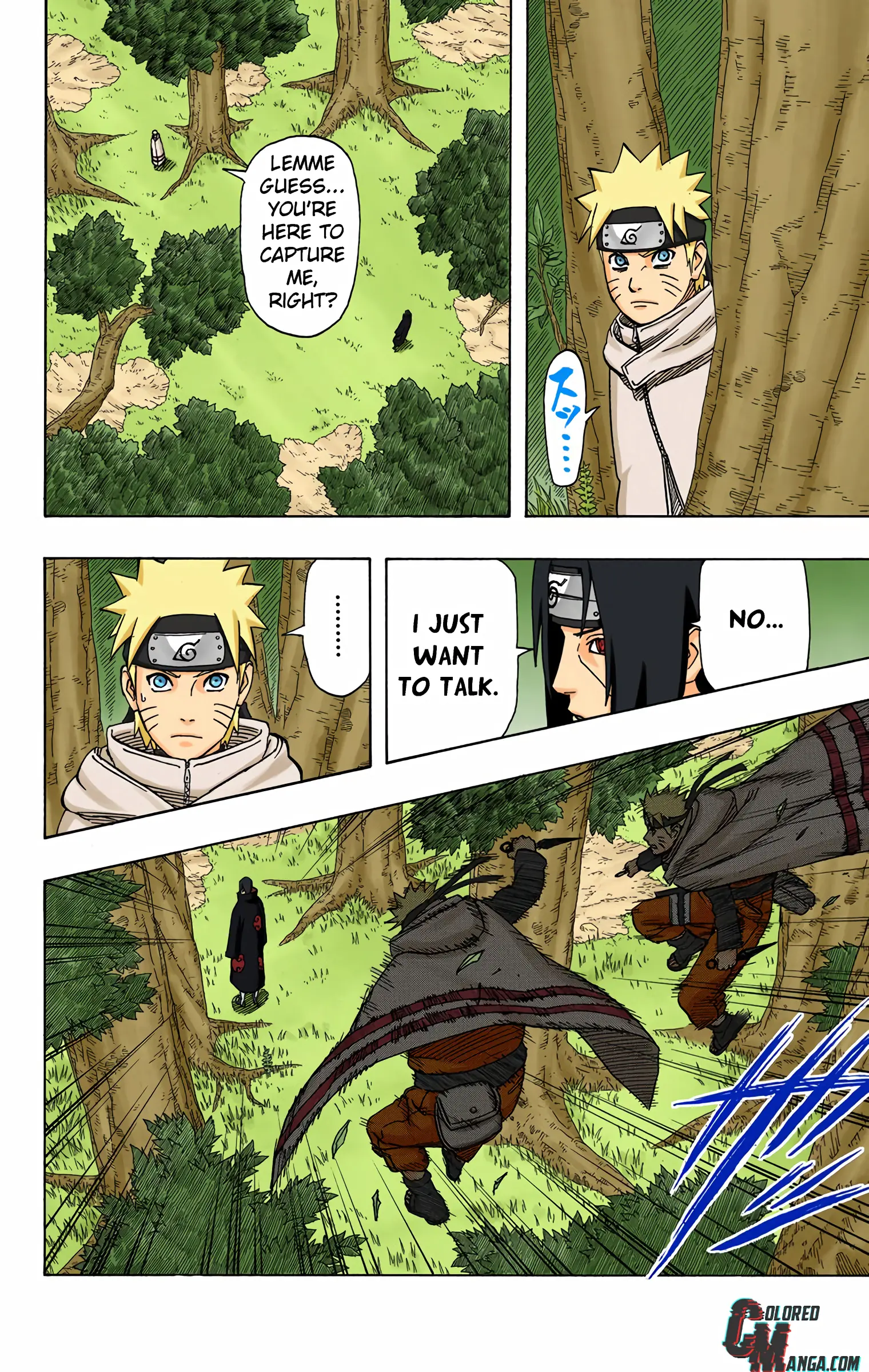 Naruto Colored Manga Online, chapter 366, page 2