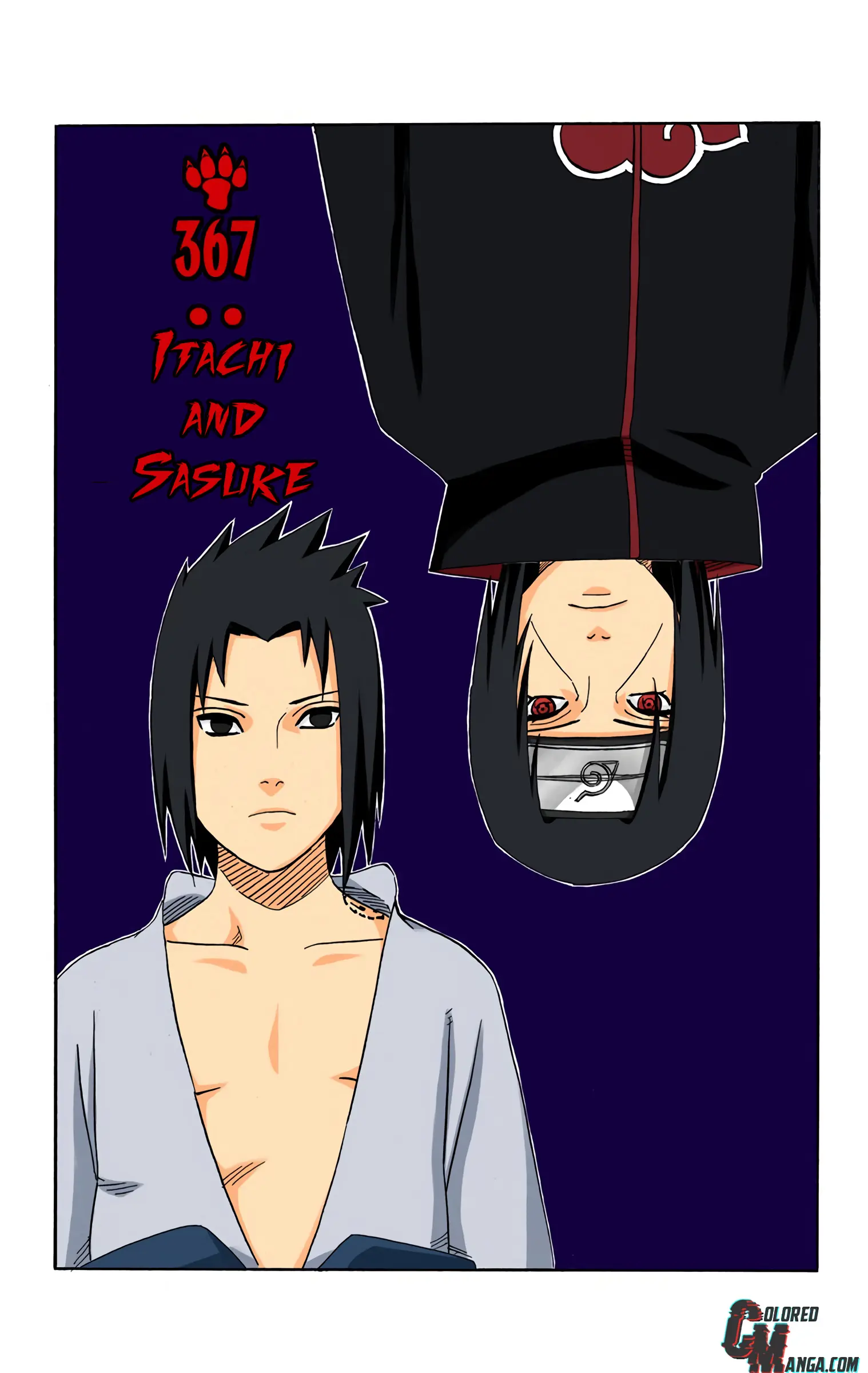 Naruto Colored Manga Online, chapter 367, page 1