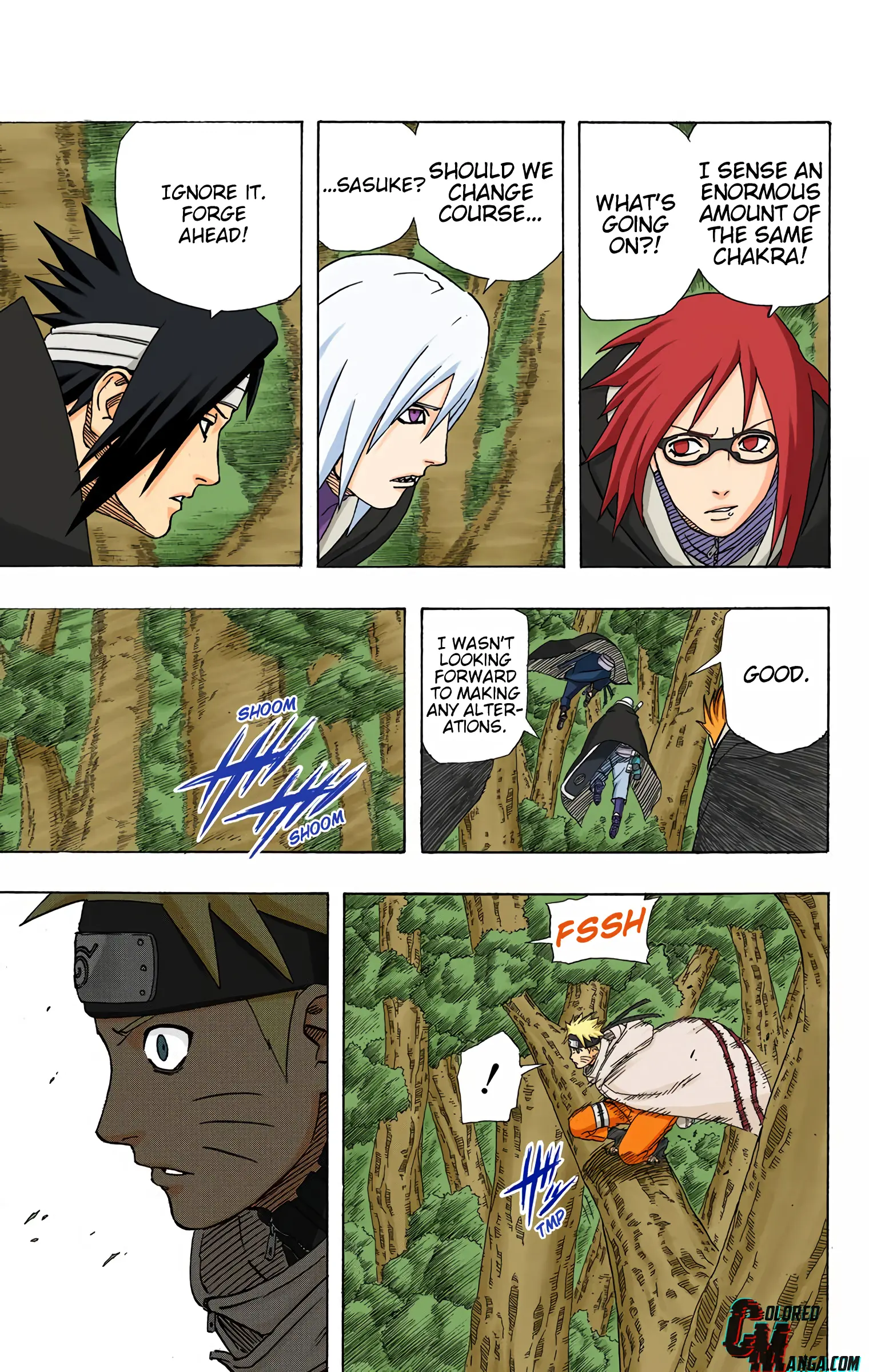Naruto Colored Manga Online, chapter 371, page 3