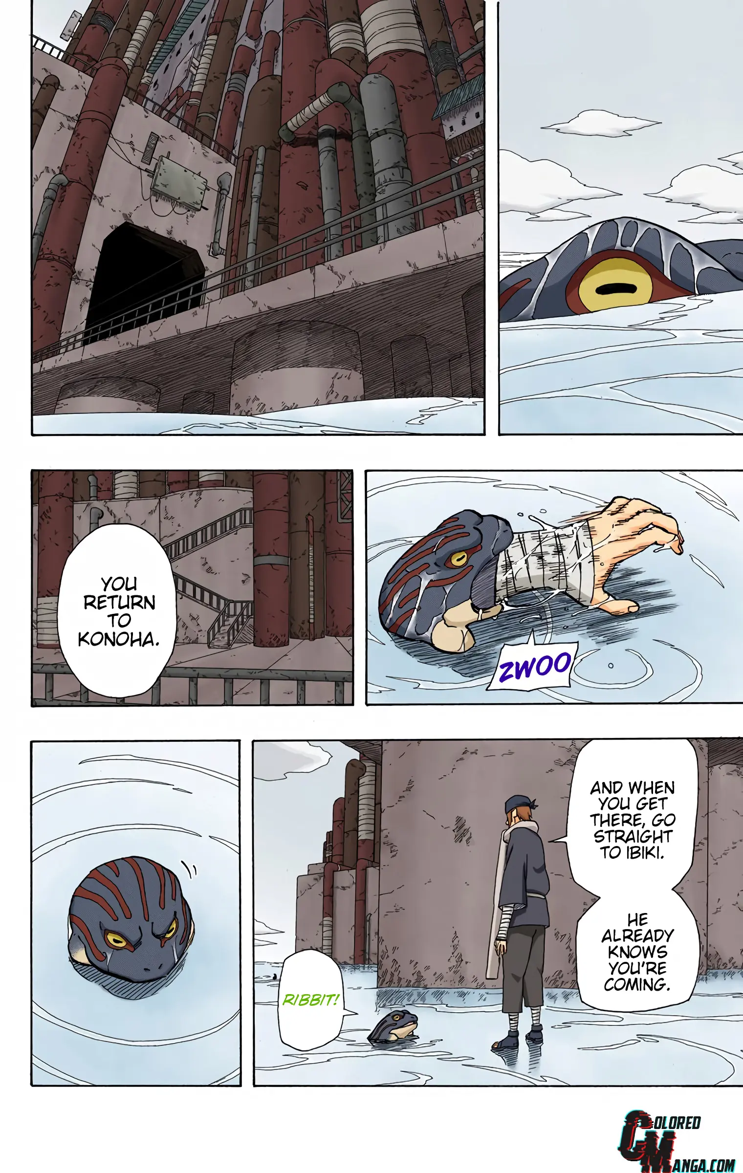 Naruto Colored Manga Online, chapter 371, page 7
