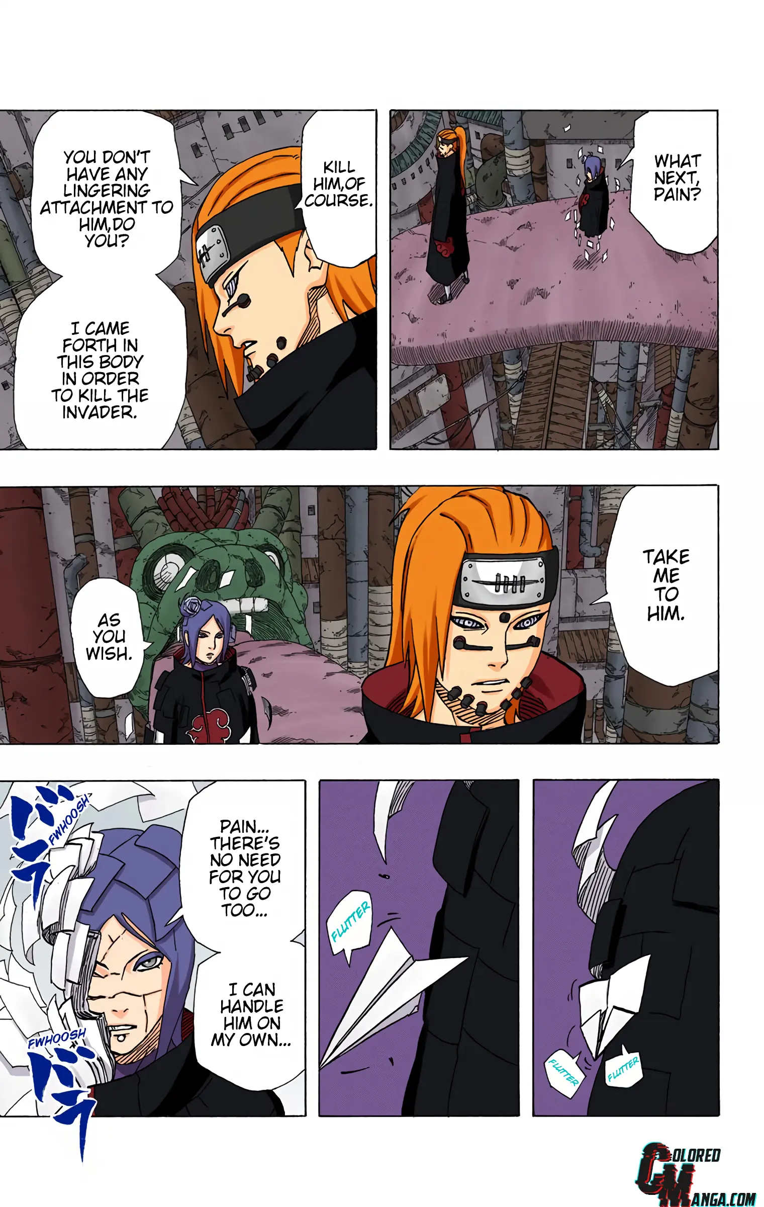 Naruto Colored Manga Online, chapter 371, page 12