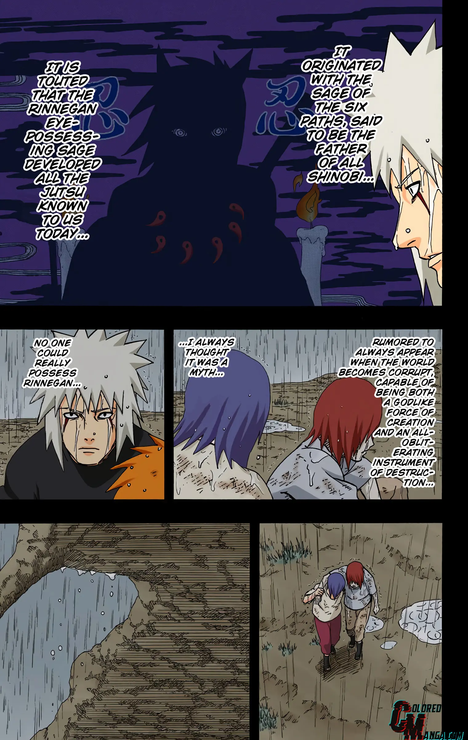 Naruto Colored Manga Online, chapter 373, page 3