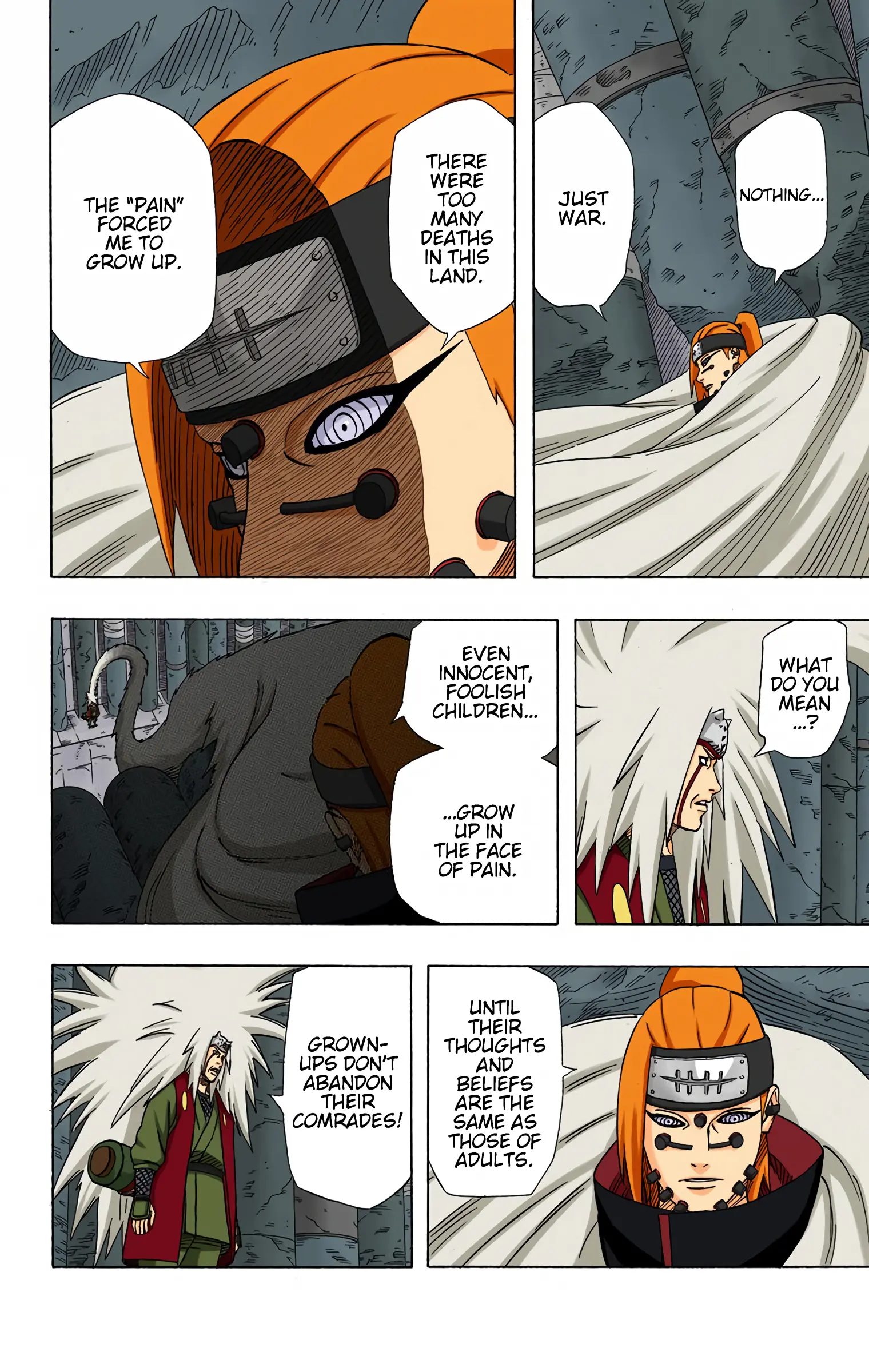 Naruto Colored Manga Online, chapter 374, page 8