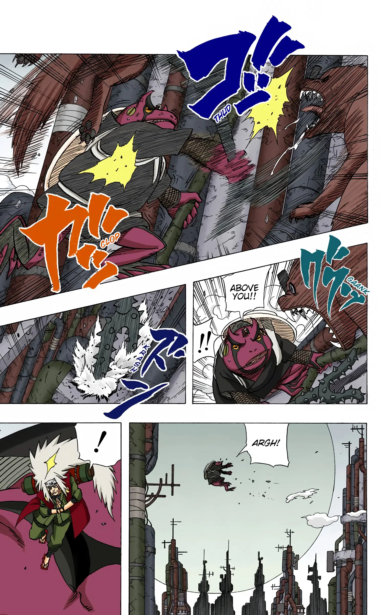Naruto Colored Manga Online, chapter 375, page 8