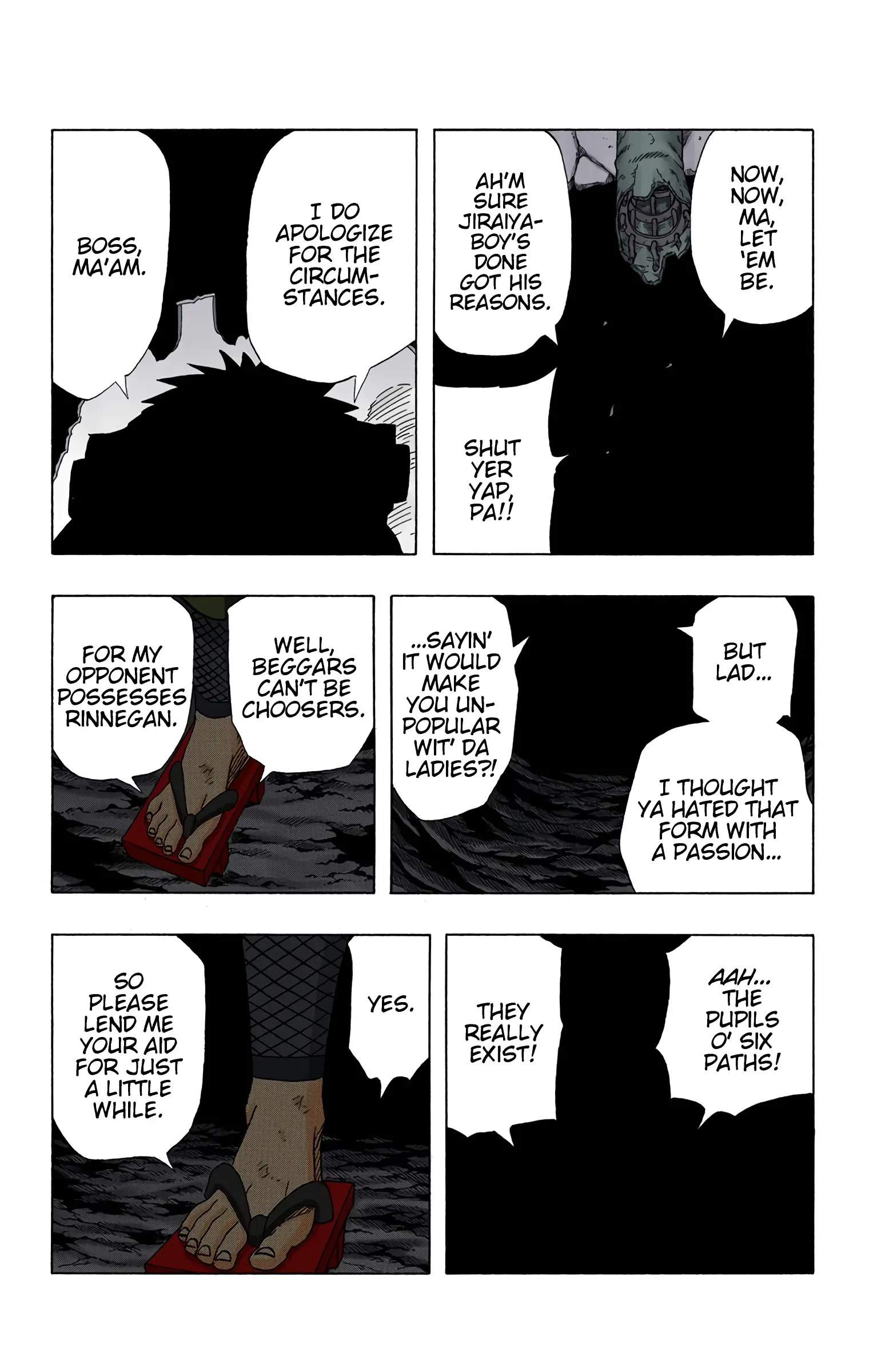 Naruto Colored Manga Online, chapter 375, page 14