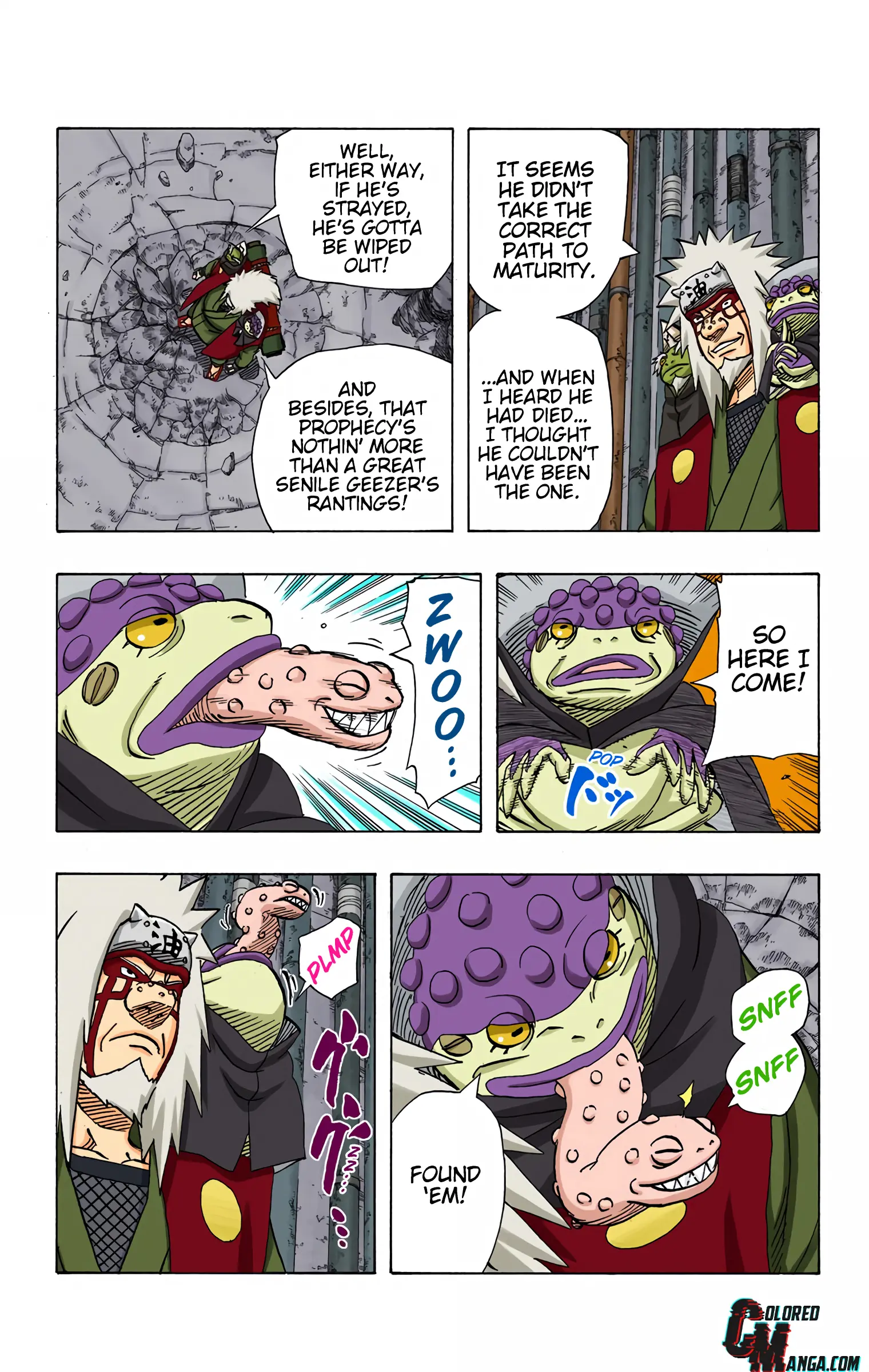 Naruto Colored Manga Online, chapter 376, page 5