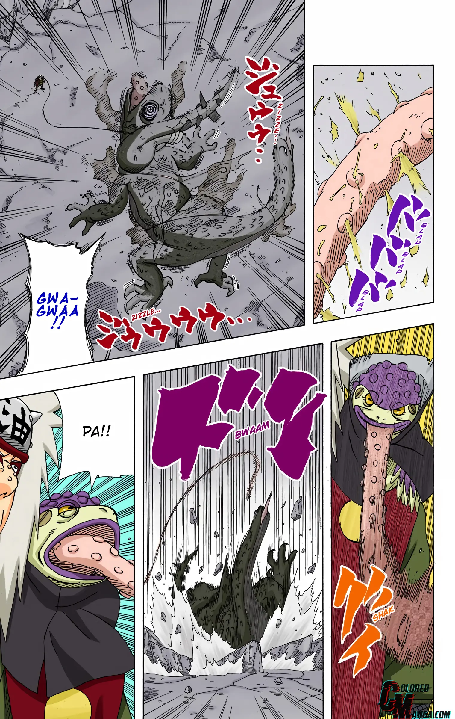 Naruto Colored Manga Online, chapter 376, page 7