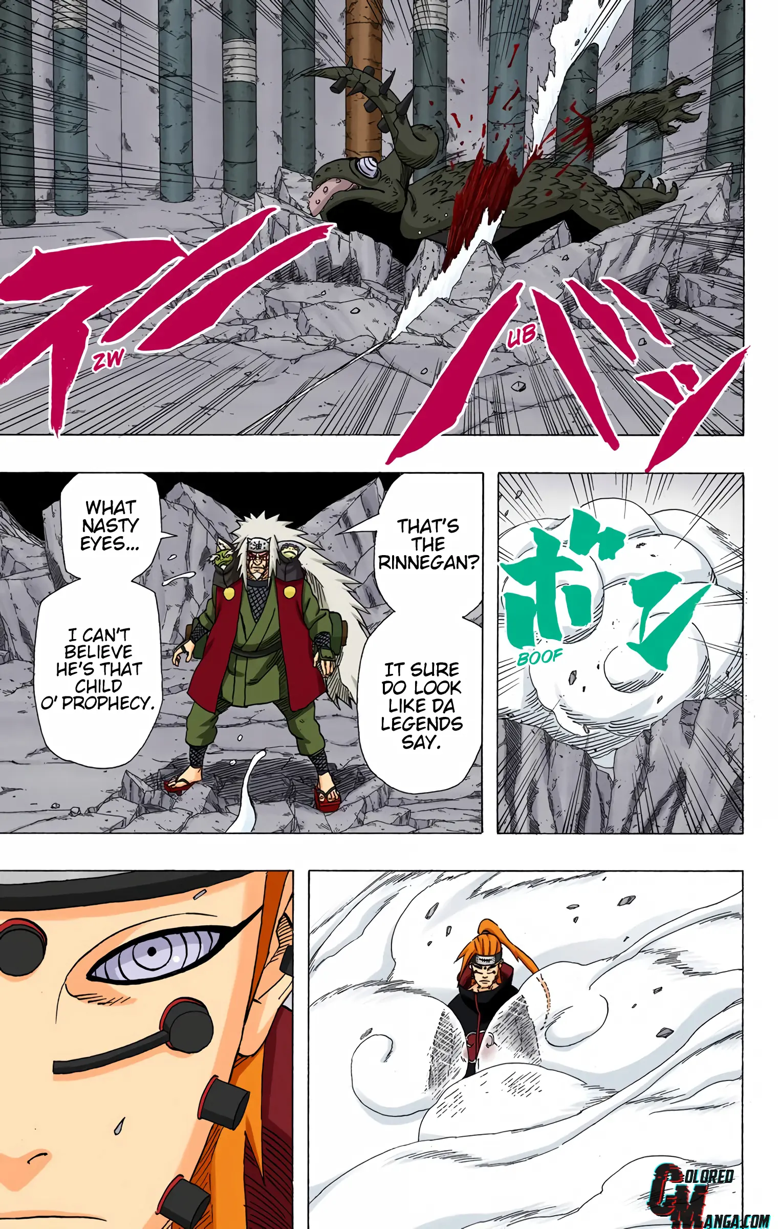Naruto Colored Manga Online, chapter 376, page 9
