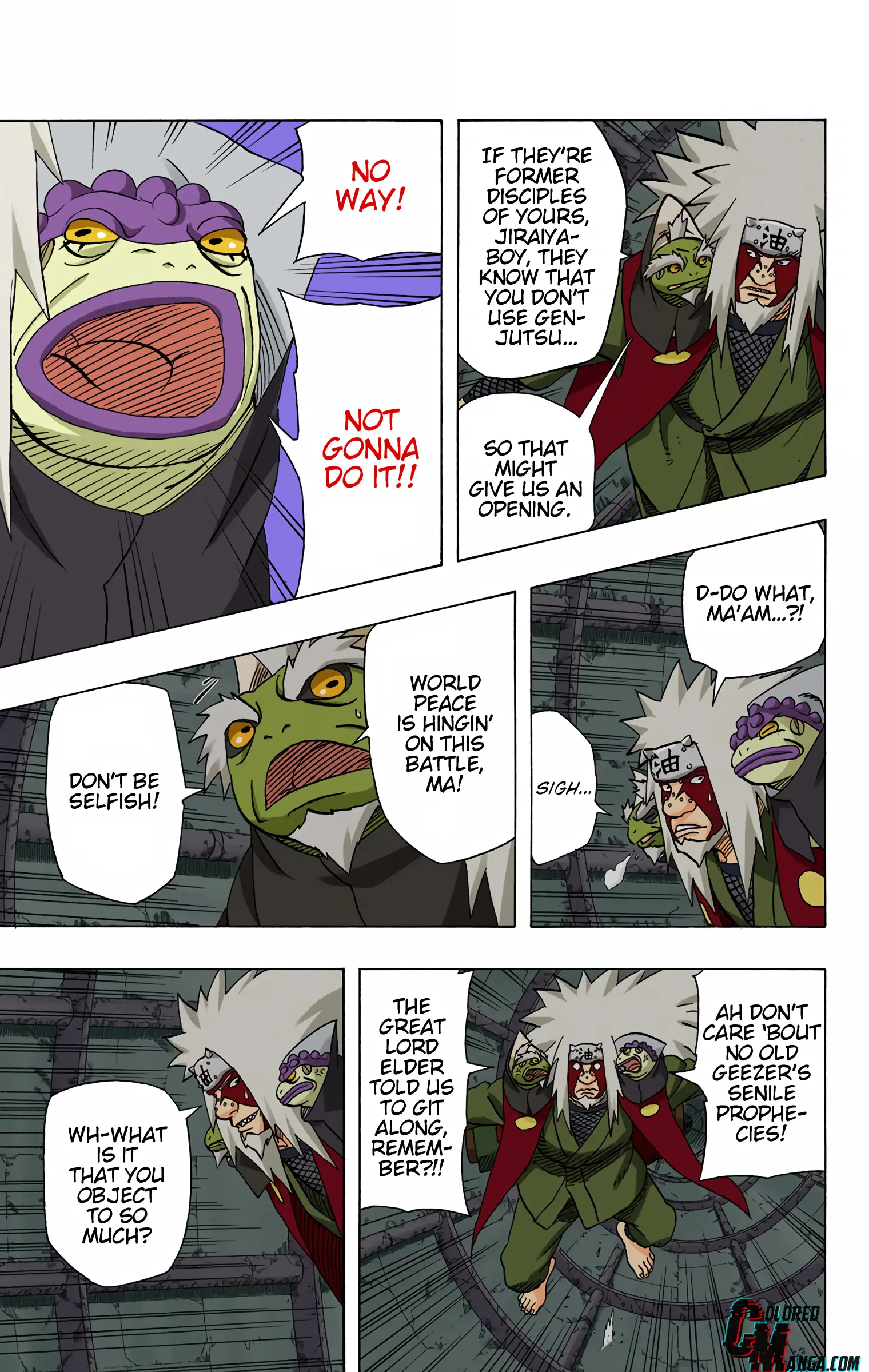 Naruto Colored Manga Online, chapter 378, page 7