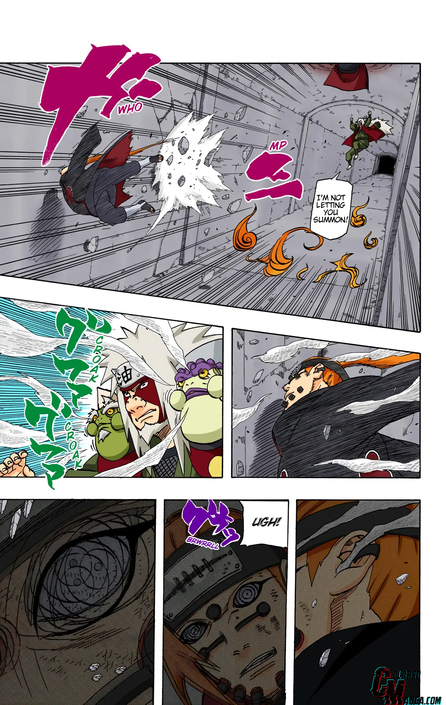 Naruto Colored Manga Online, chapter 379, page 3