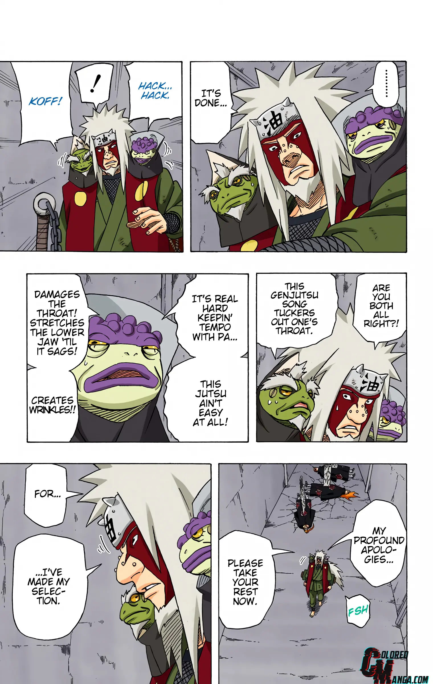 Naruto Colored Manga Online, chapter 379, page 9
