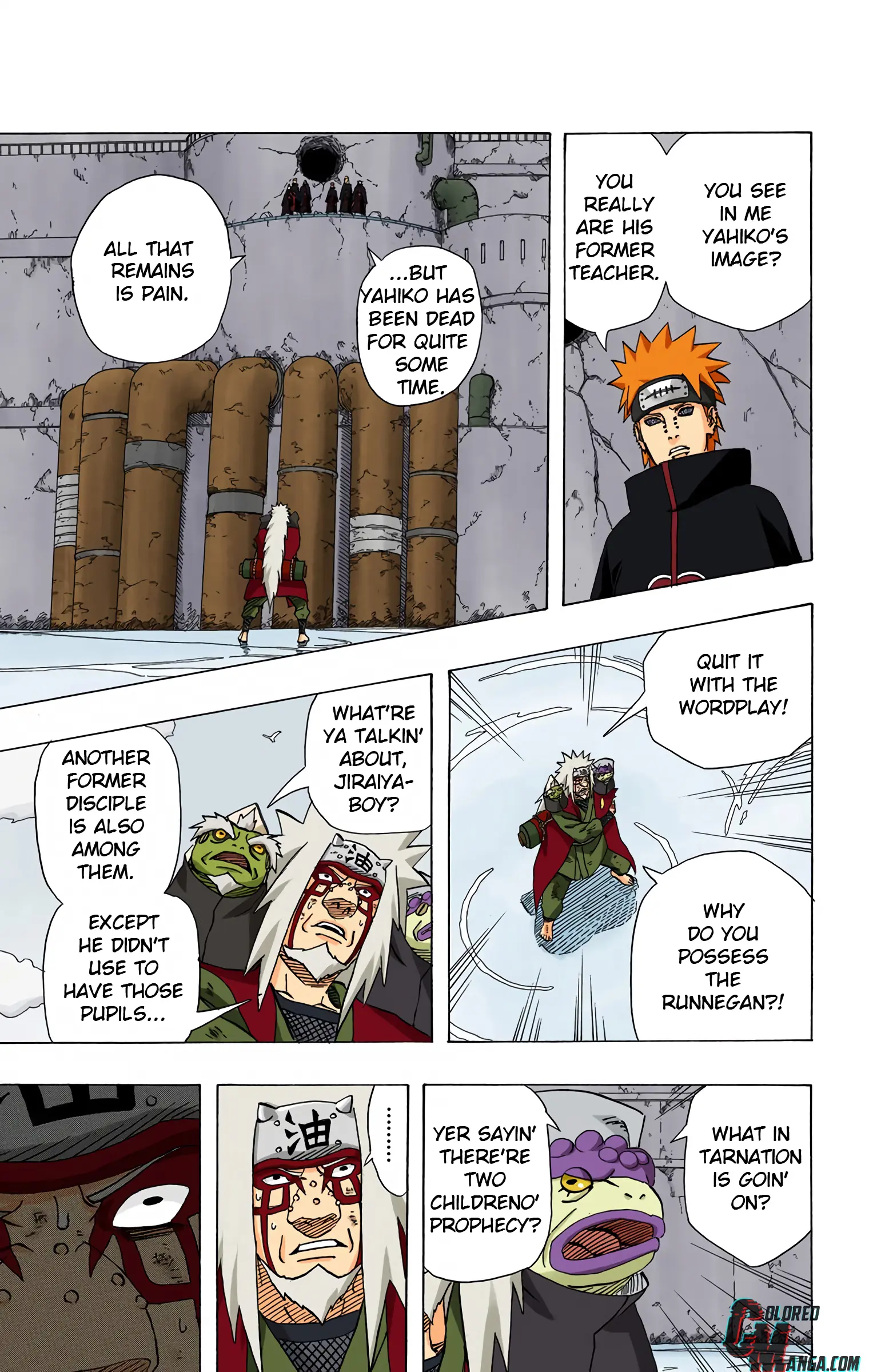 Naruto Colored Manga Online, chapter 380, page 9