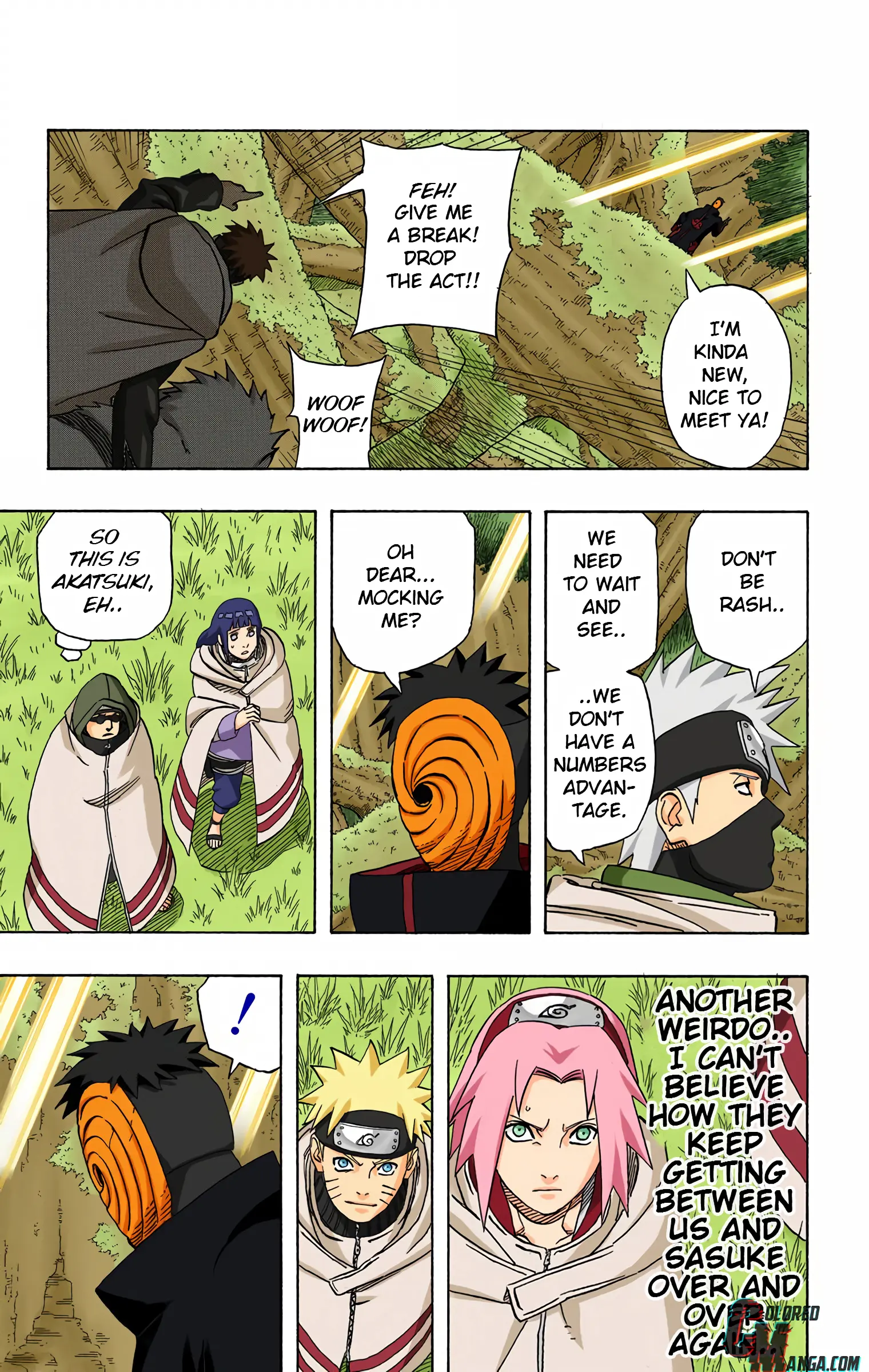 Naruto Colored Manga Online, chapter 380, page 19