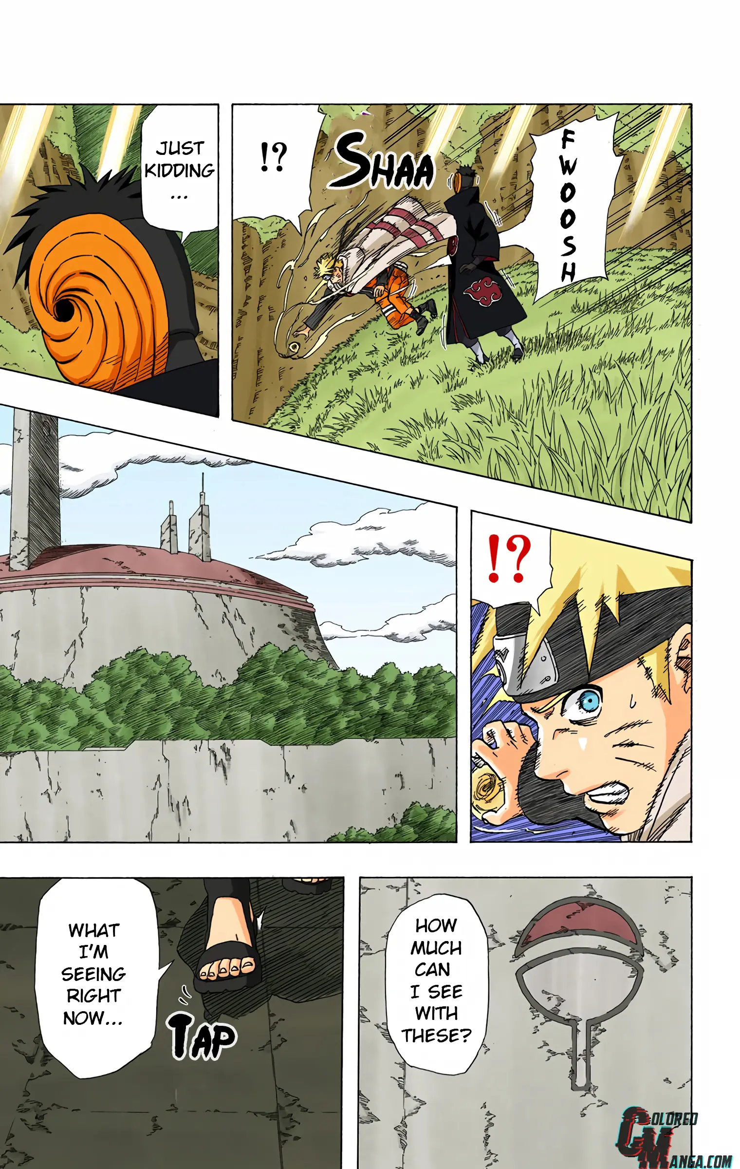 Naruto Colored Manga Online, chapter 380, page 21