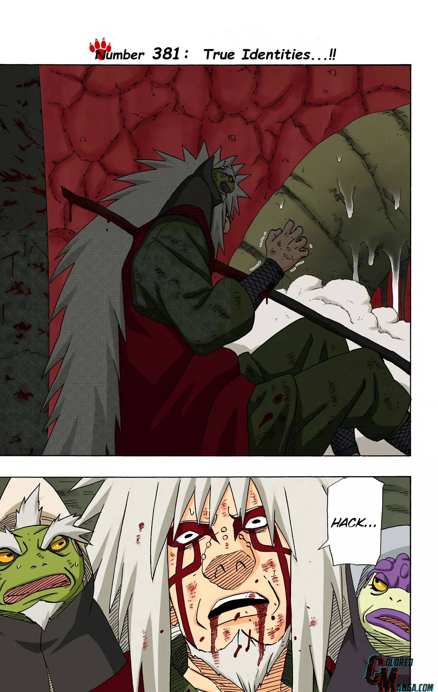 Naruto Colored Manga Online, chapter 381, page 1