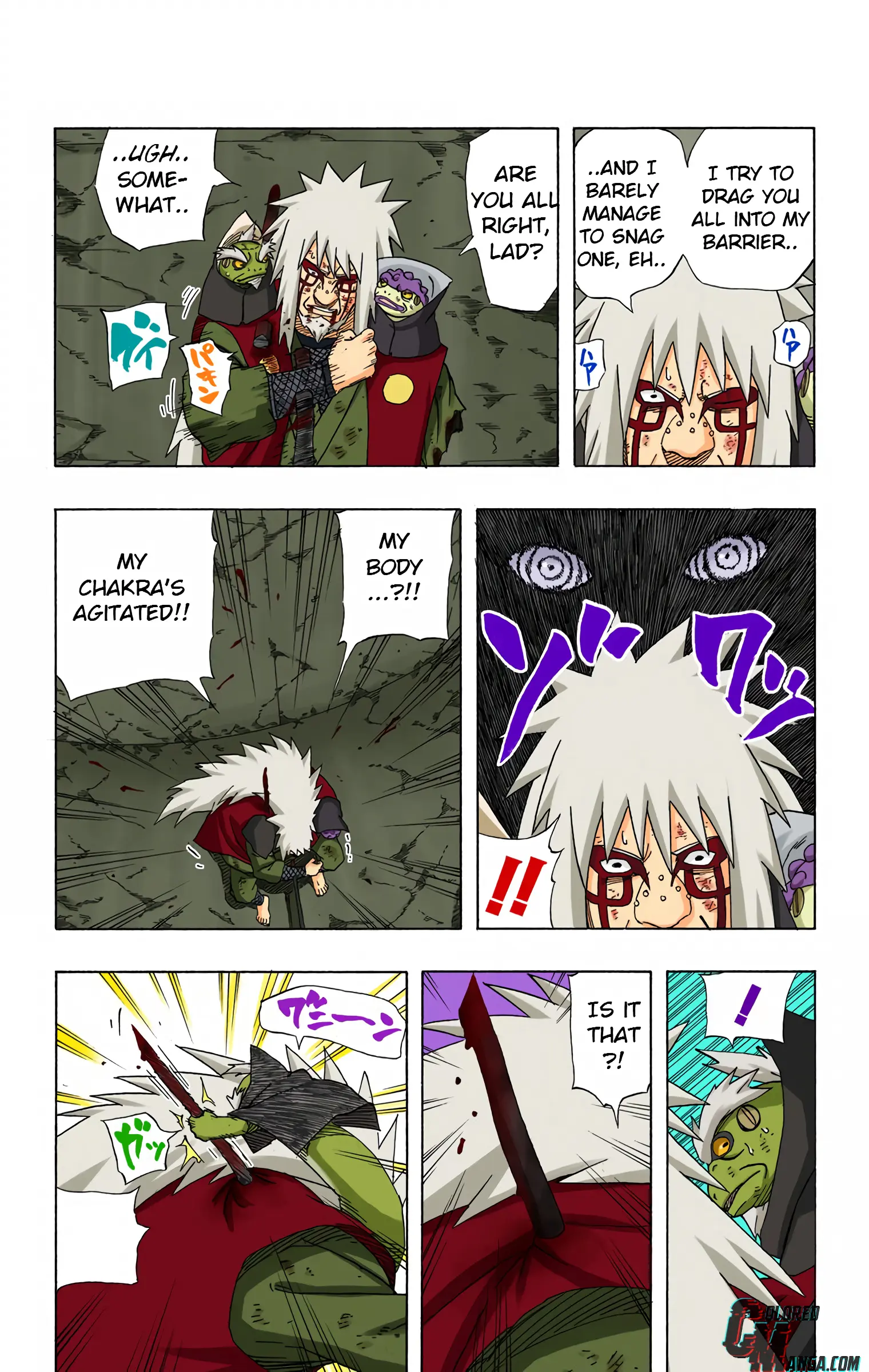 Naruto Colored Manga Online, chapter 381, page 3