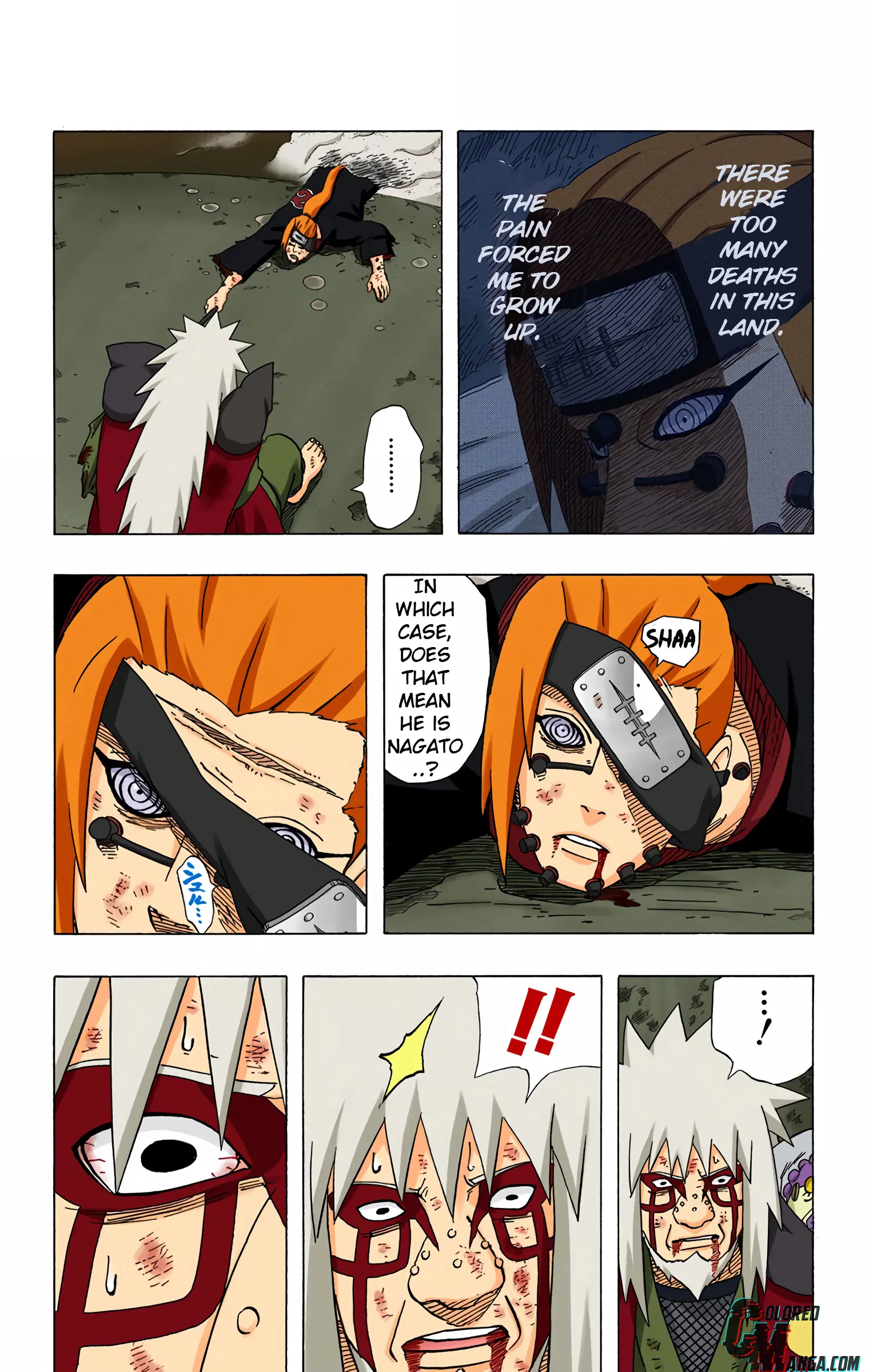 Naruto Colored Manga Online, chapter 381, page 7
